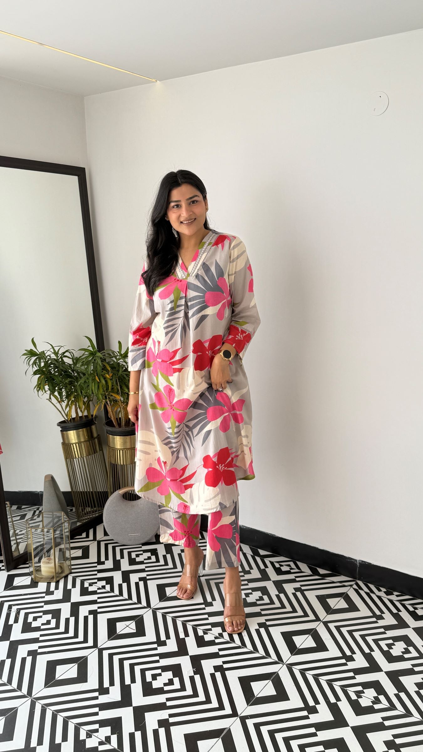 Iris Grey Kurta Pants