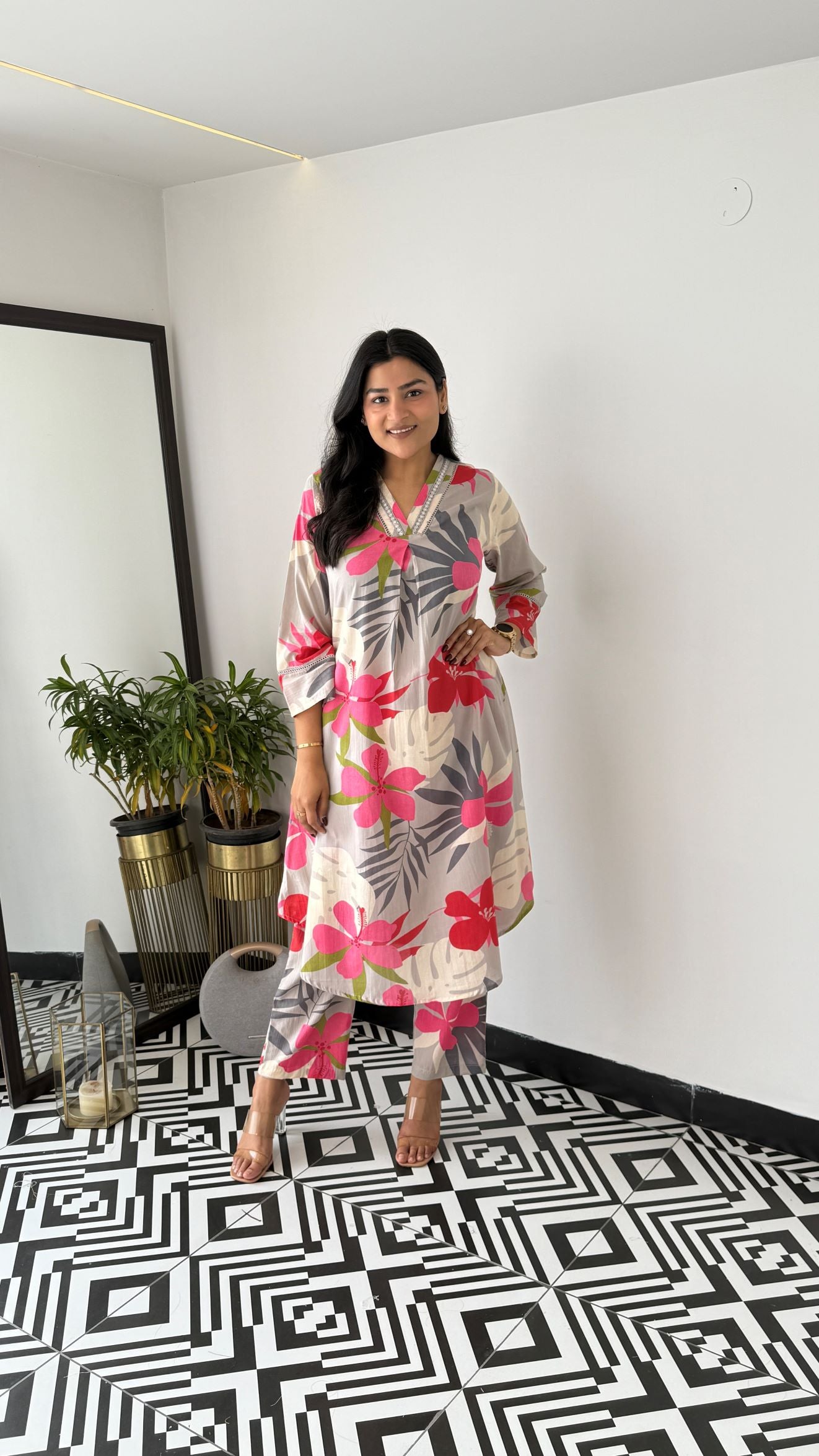 Iris Grey Kurta Pants