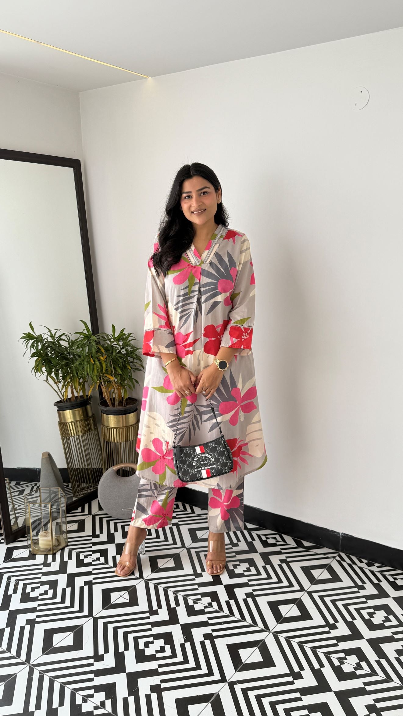 Iris Grey Kurta Pants