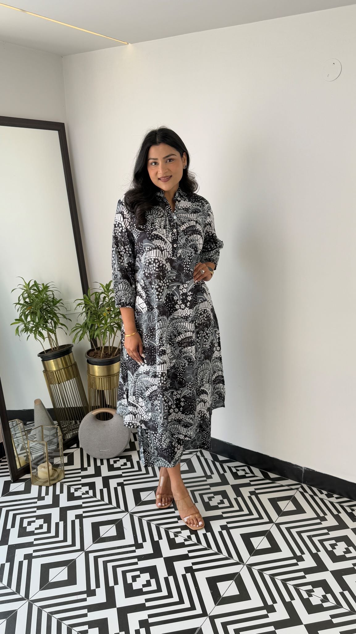 Meher Stone Grey Kurta Pants