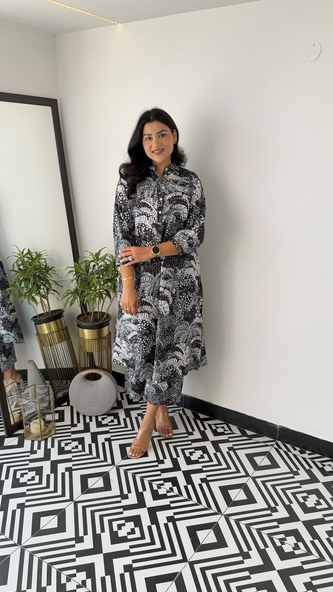 Meher Stone Grey Kurta Pants