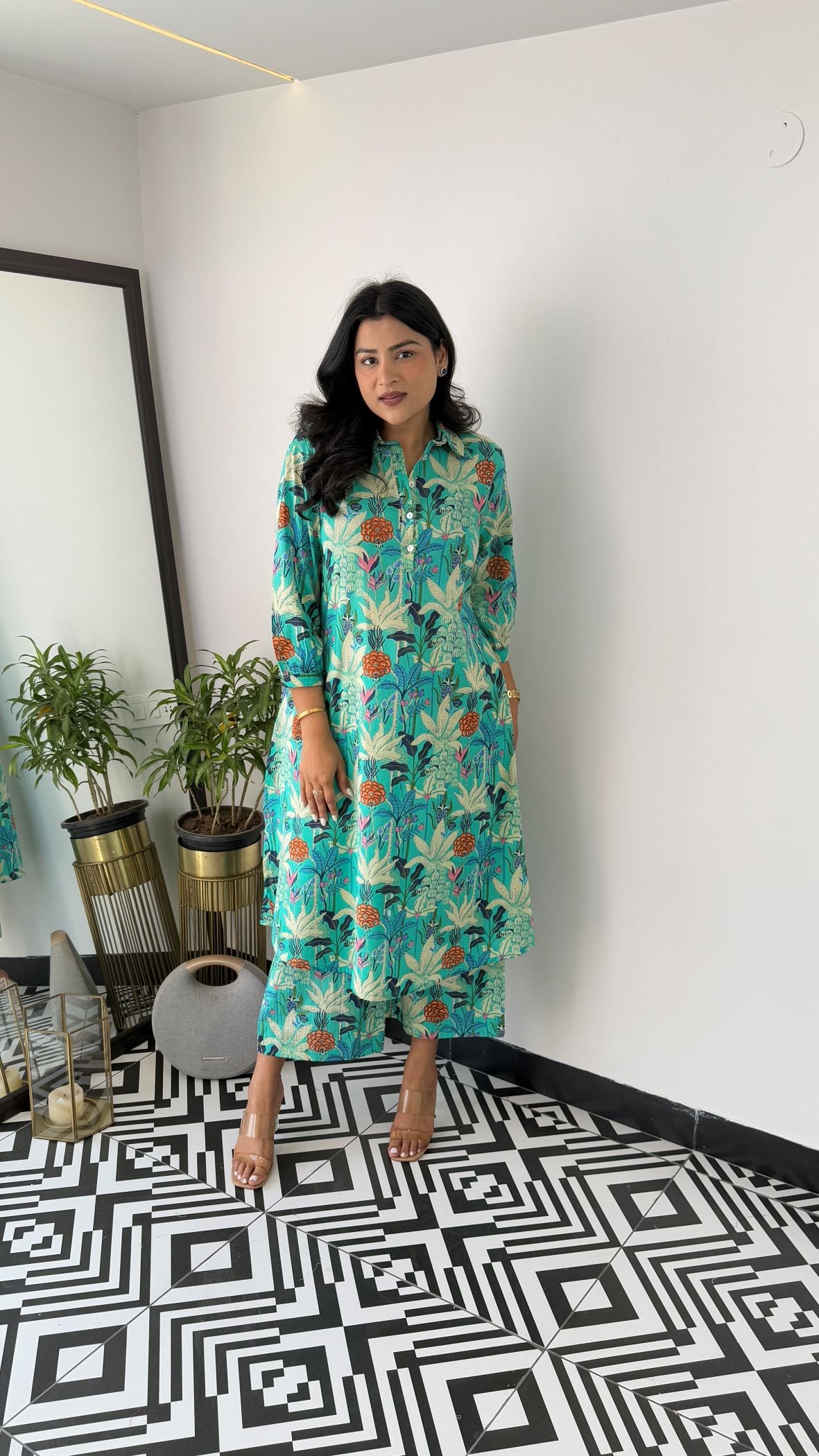 Meher Turquoise Kurta Pants