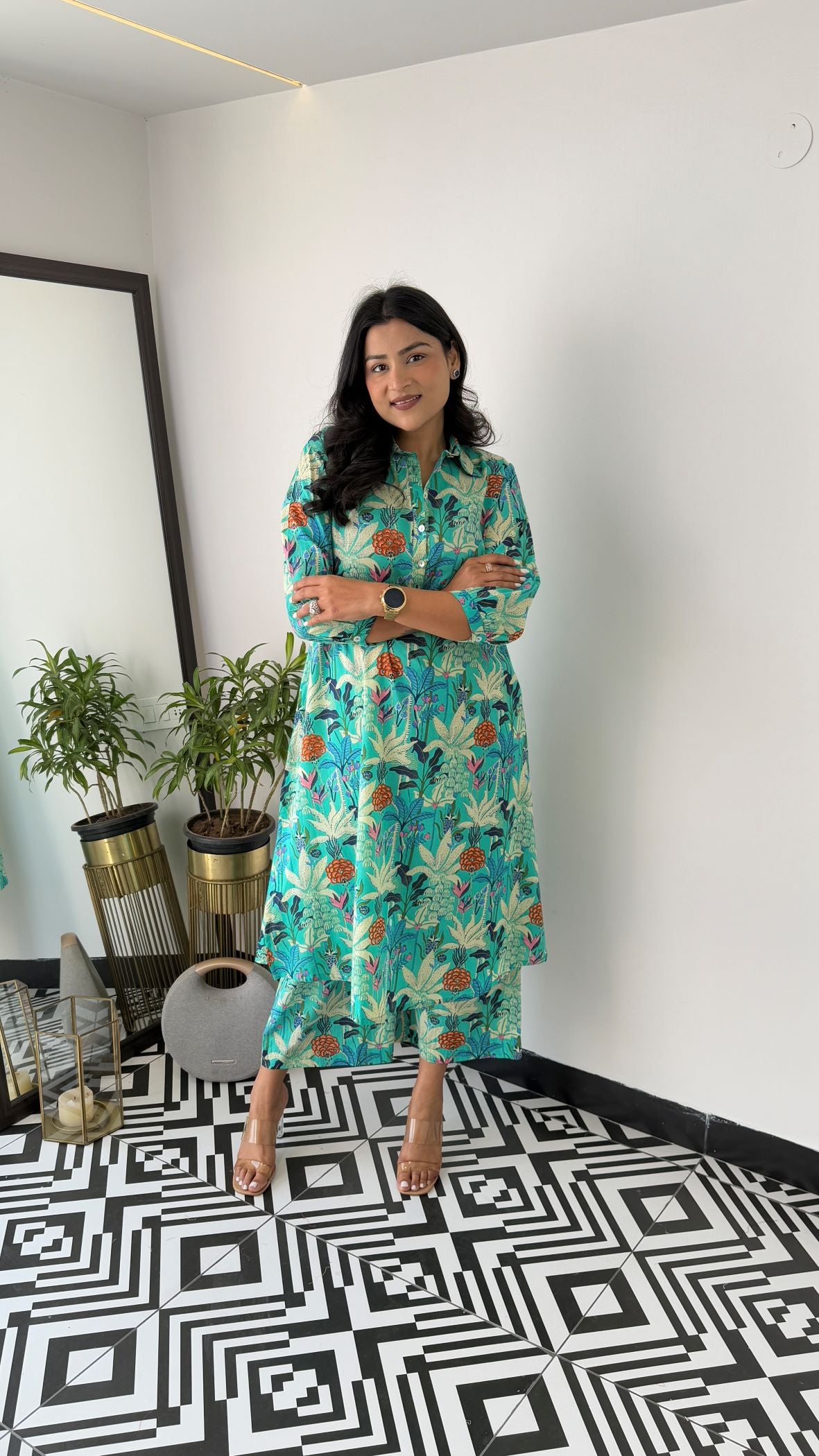 Meher Turquoise Kurta Pants