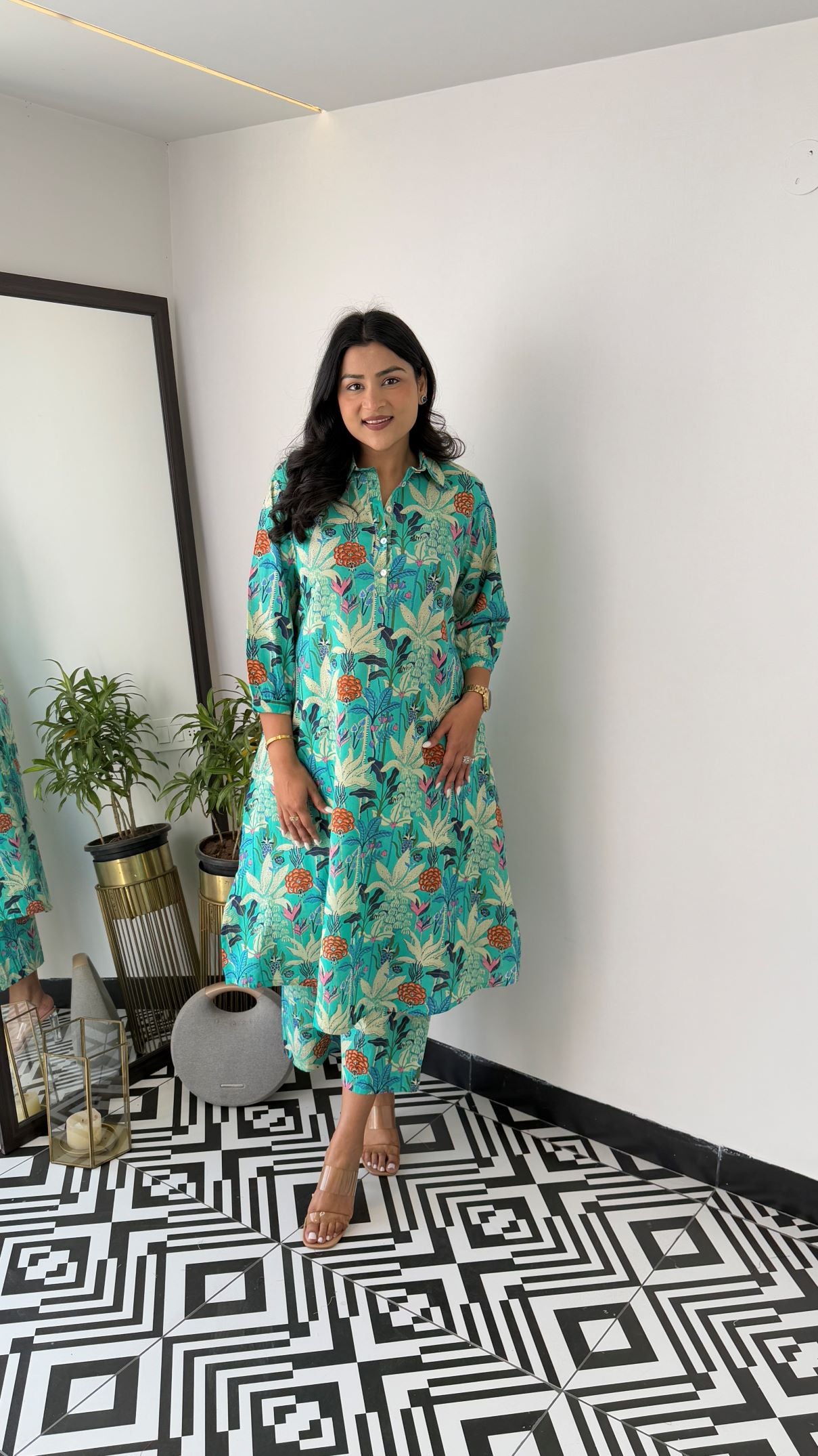Meher Turquoise Kurta Pants