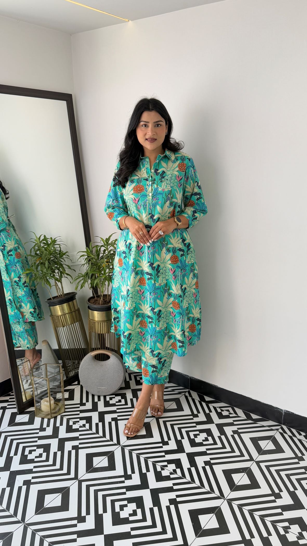 Meher Turquoise Kurta Pants