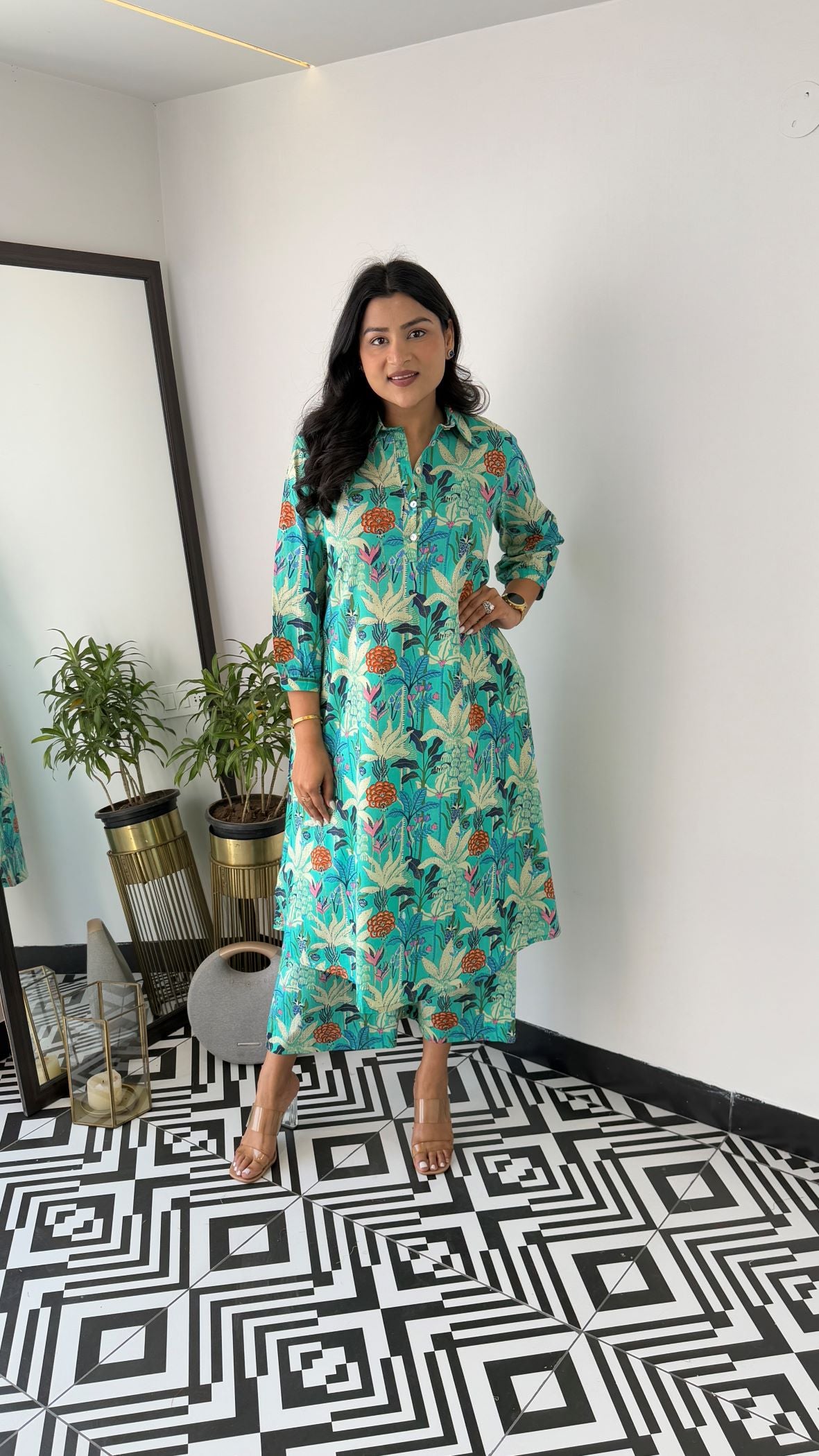 Meher Turquoise Kurta Pants