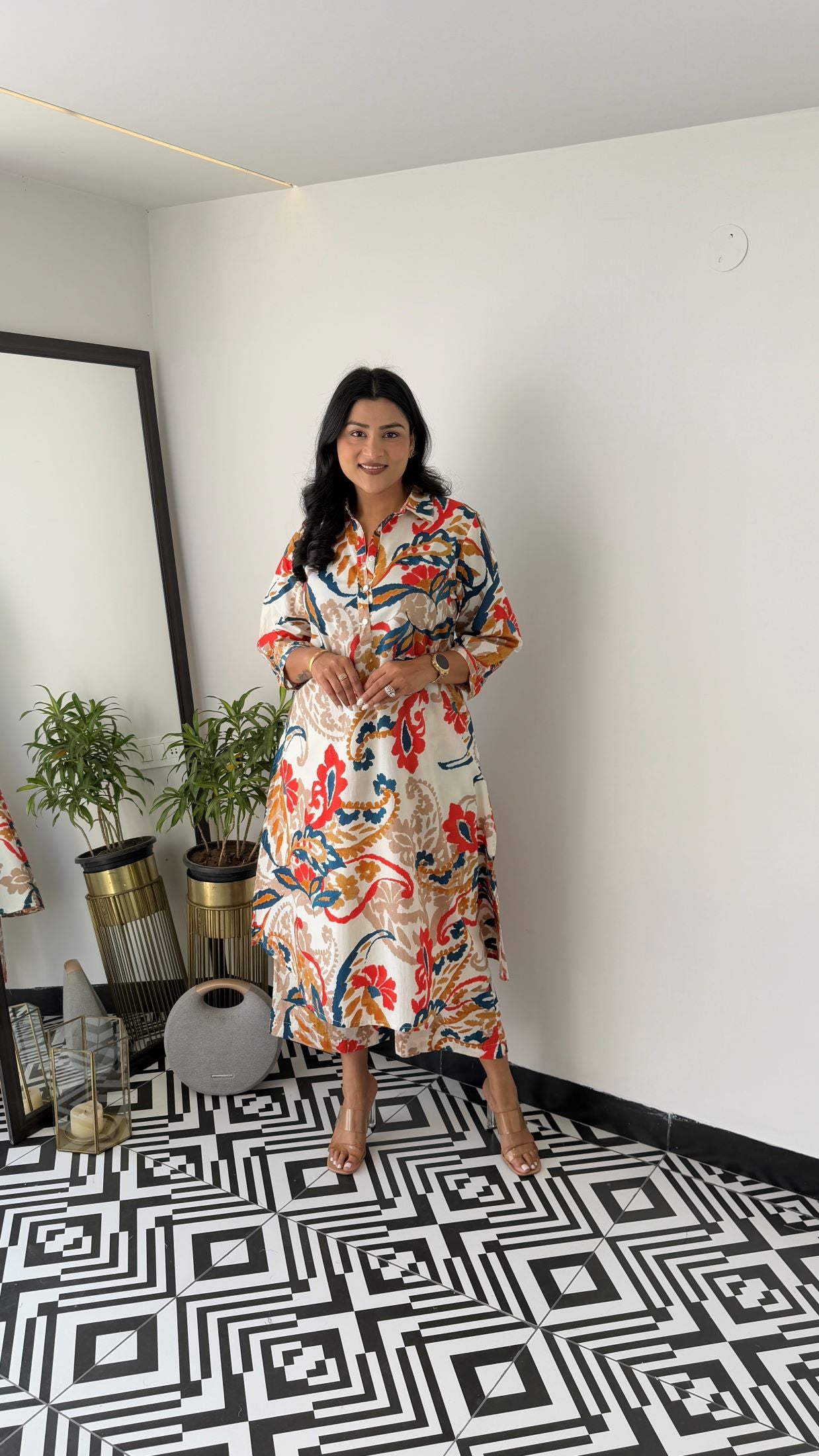 Meher Woodland Kurta Pants