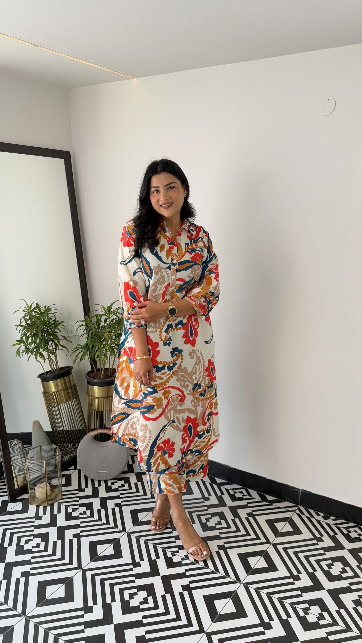 Meher Woodland Kurta Pants