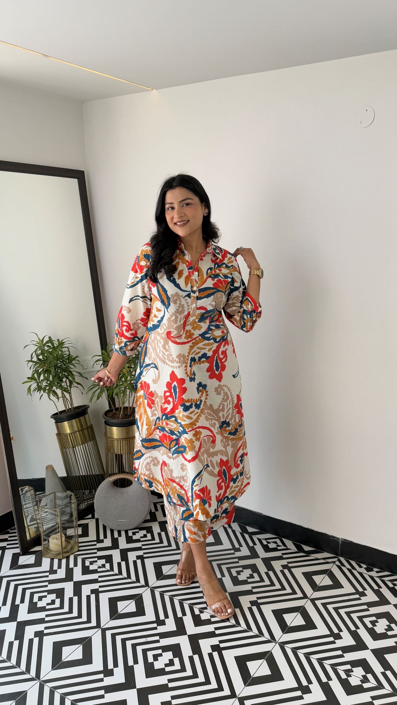 Meher Woodland Kurta Pants