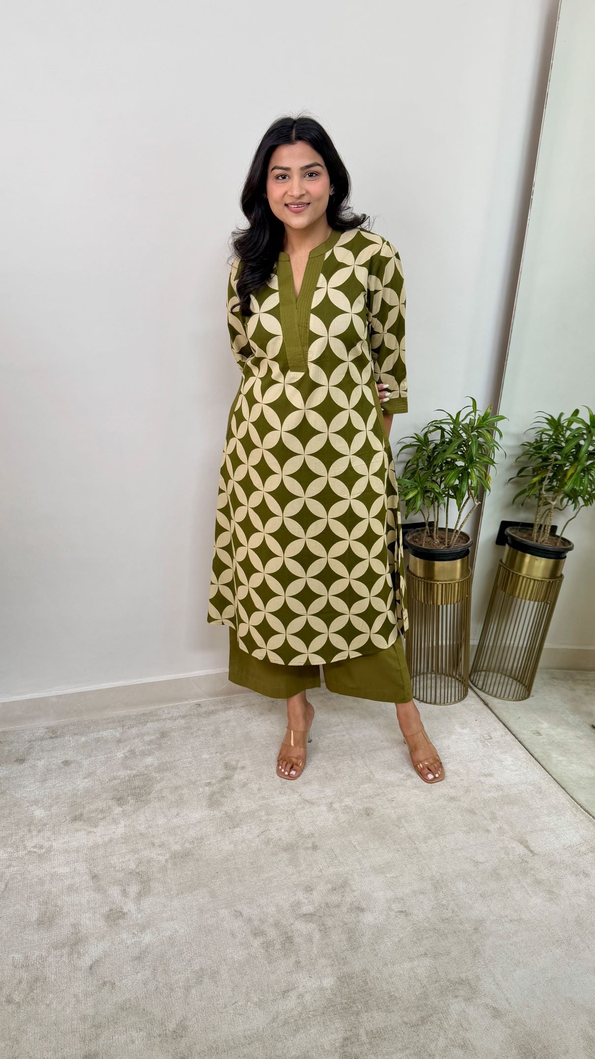 Mirage Green Kurta Pants