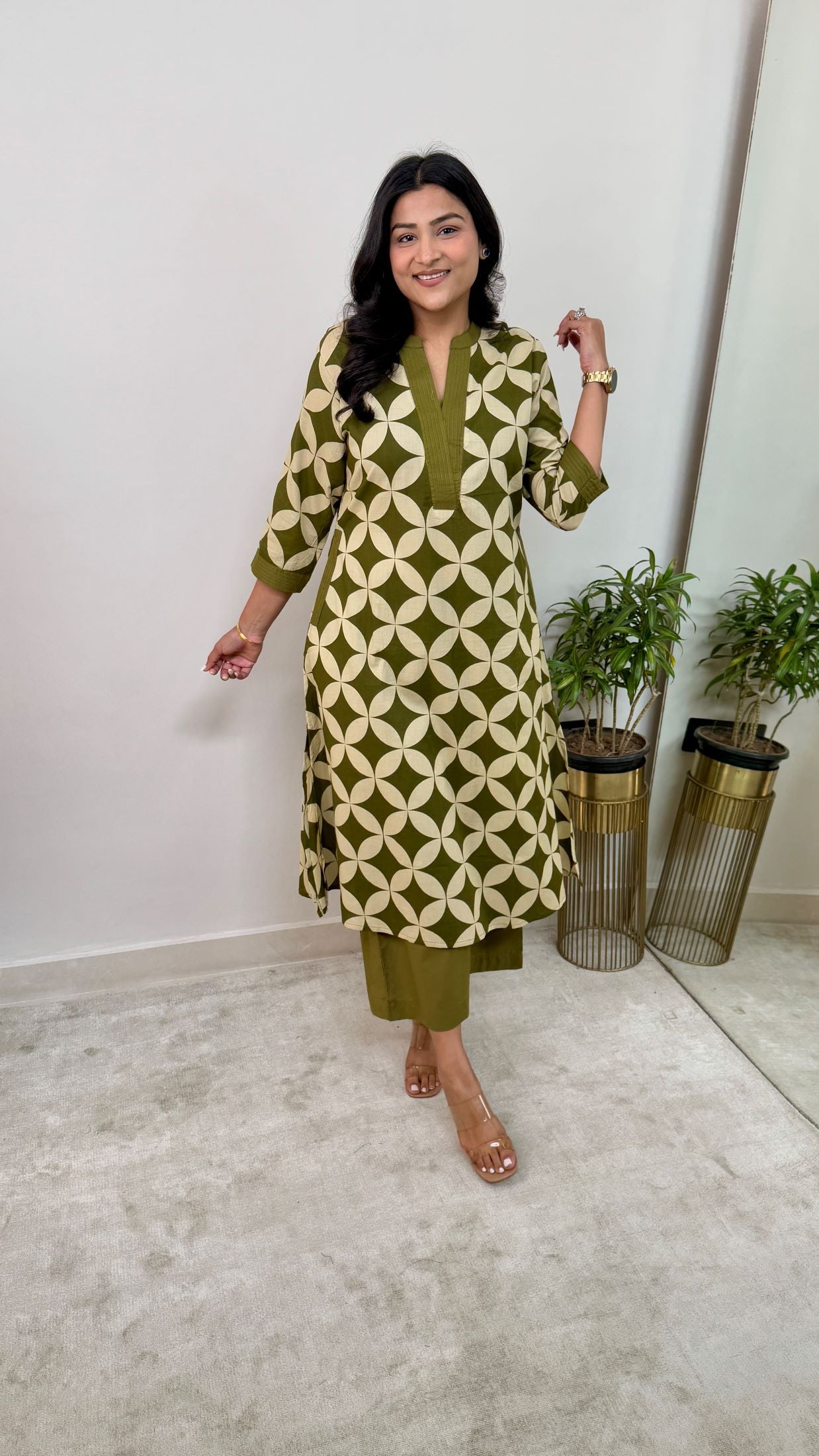 Mirage Green Kurta Pants