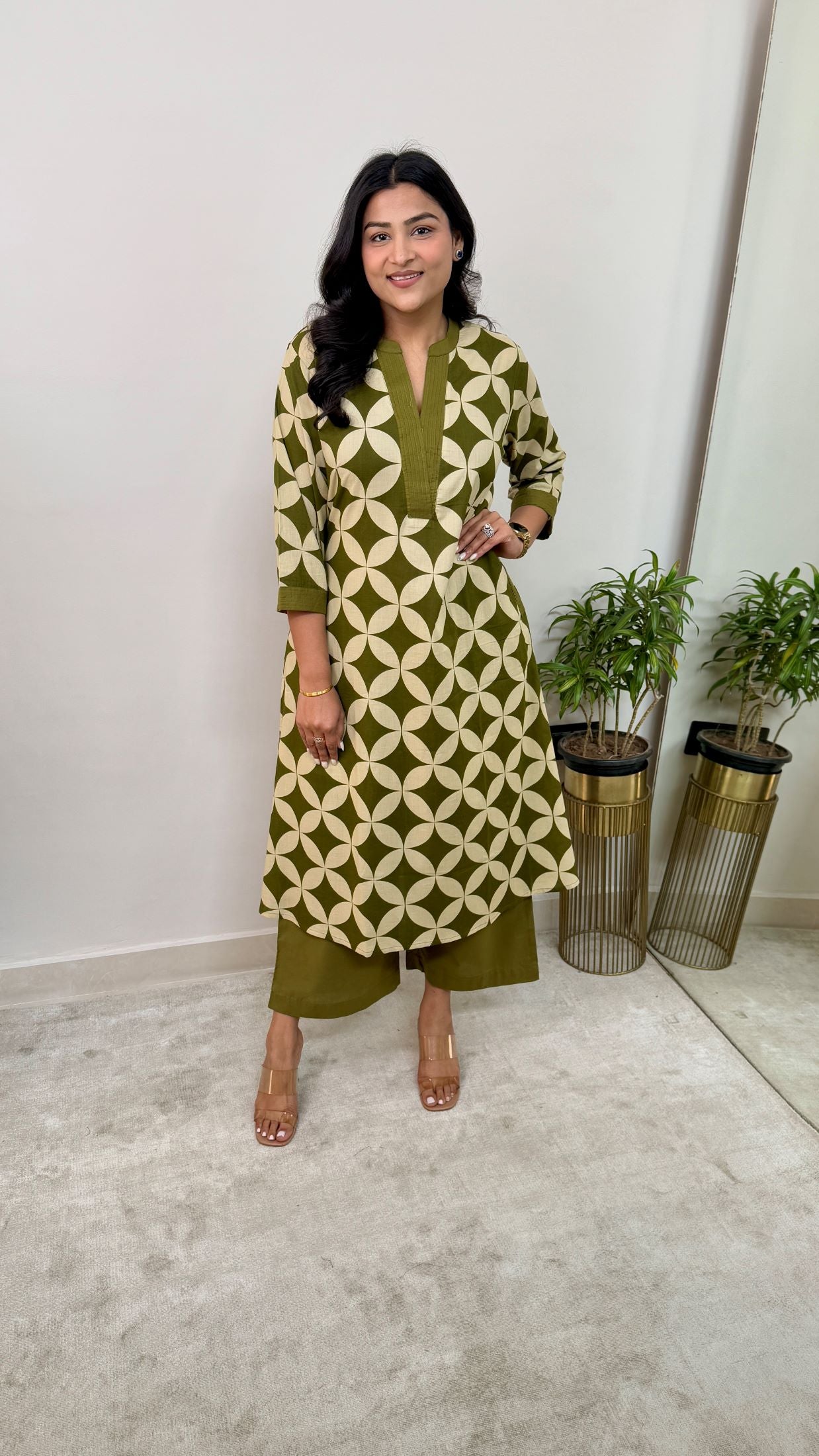 Mirage Green Kurta Pants
