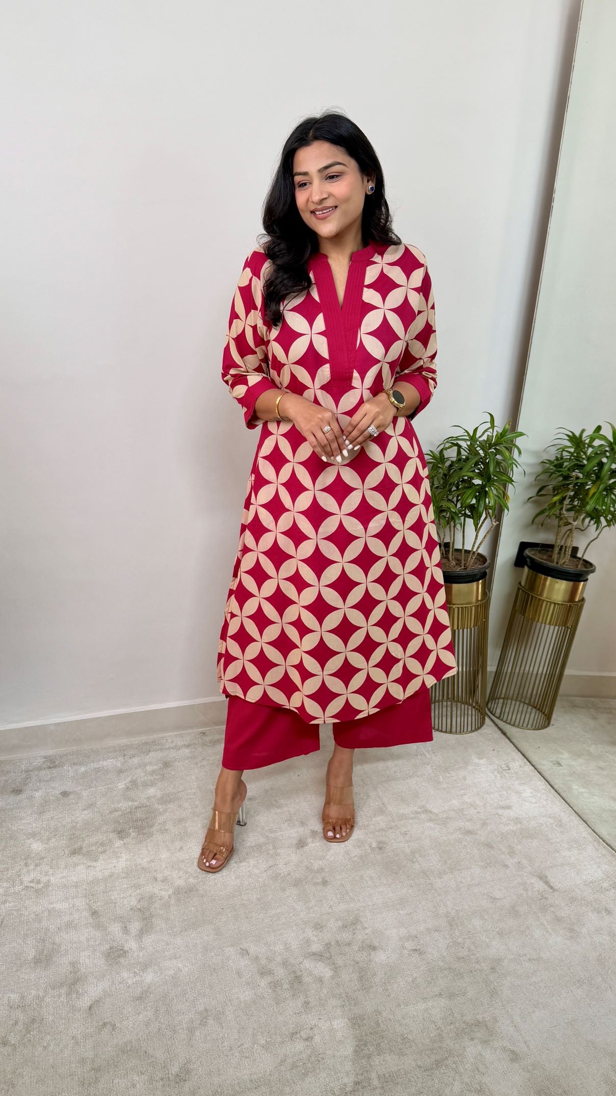 Mirage Pink Kurta Pants