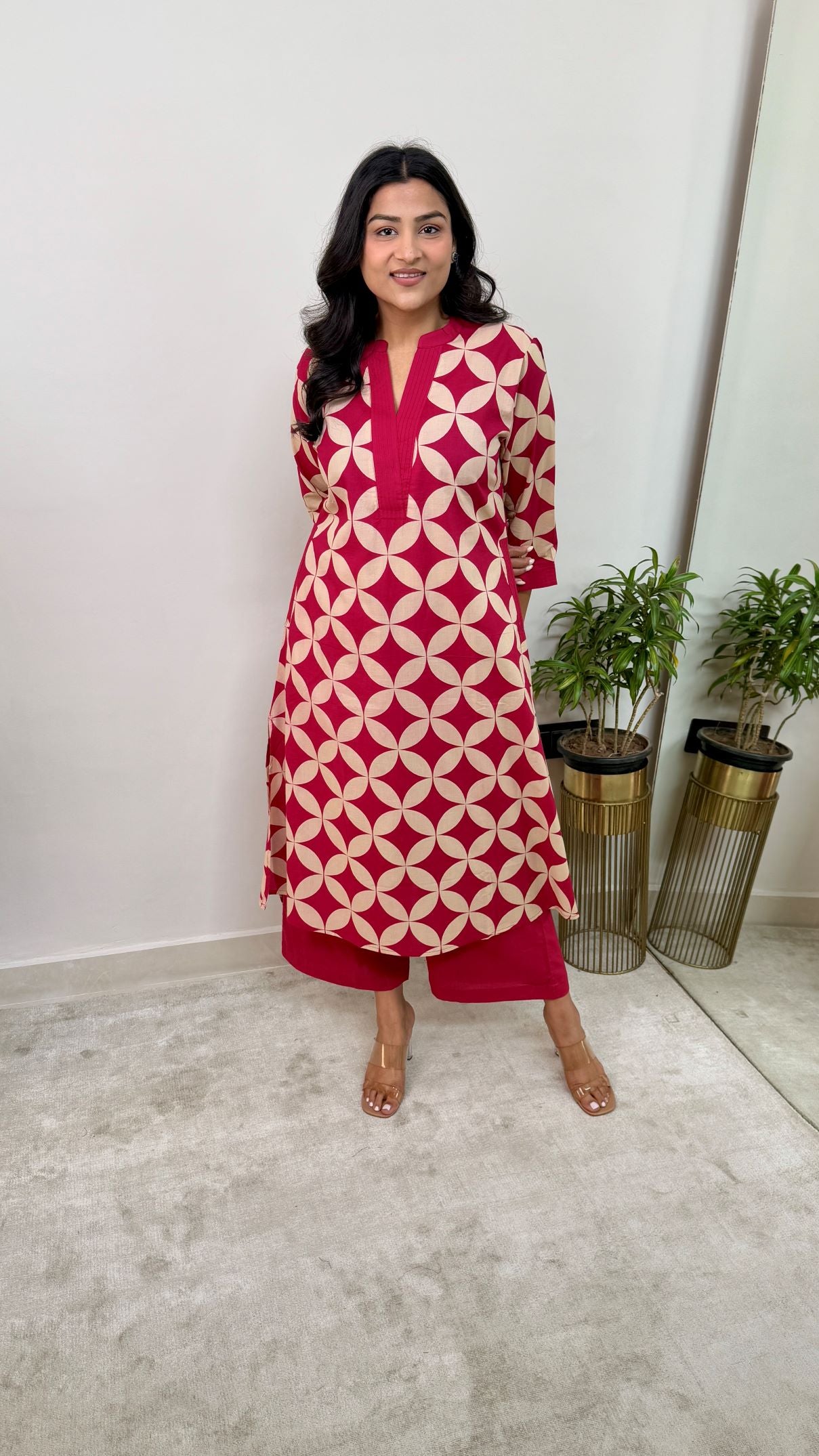 Mirage Pink Kurta Pants