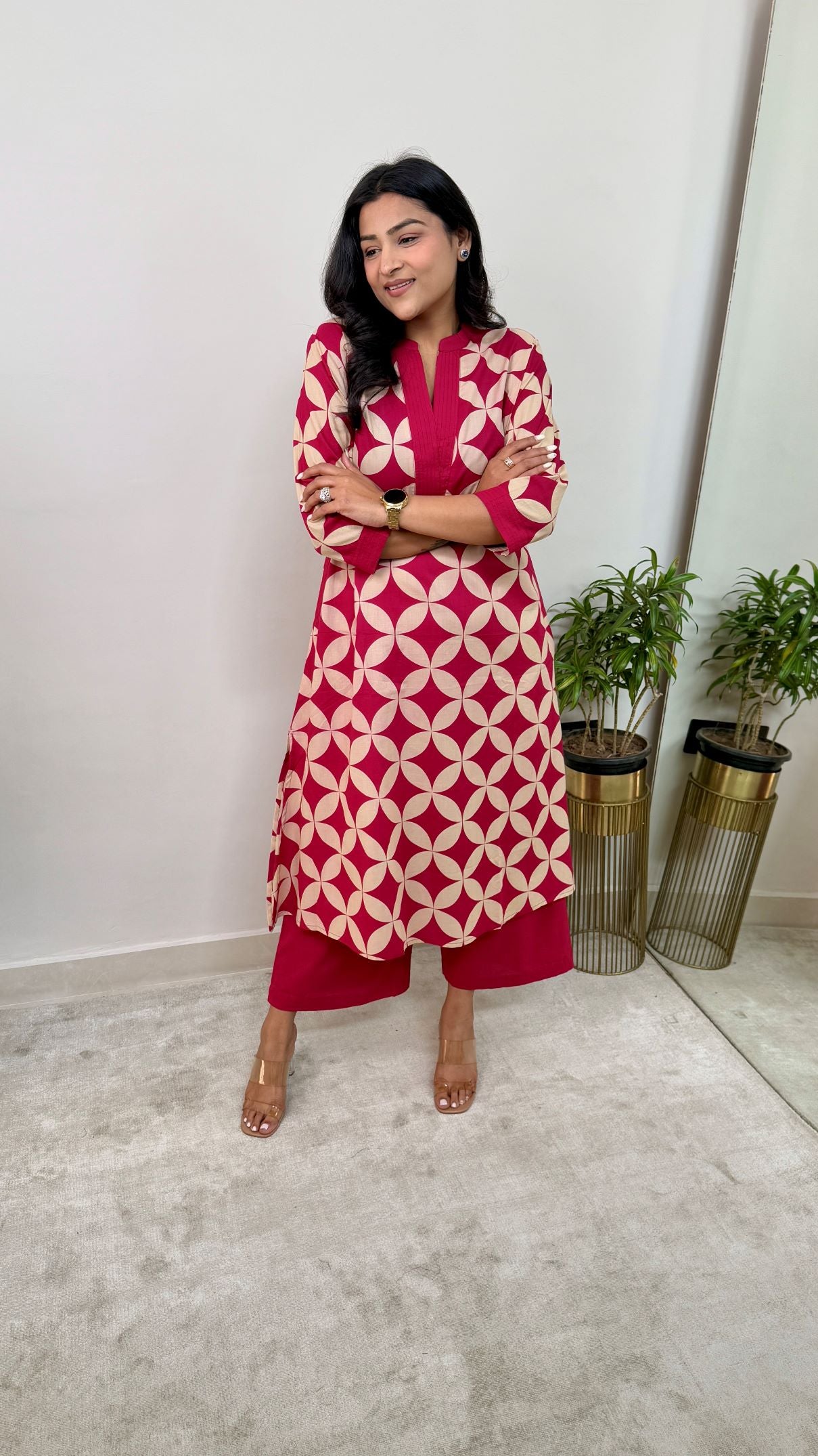 Mirage Pink Kurta Pants