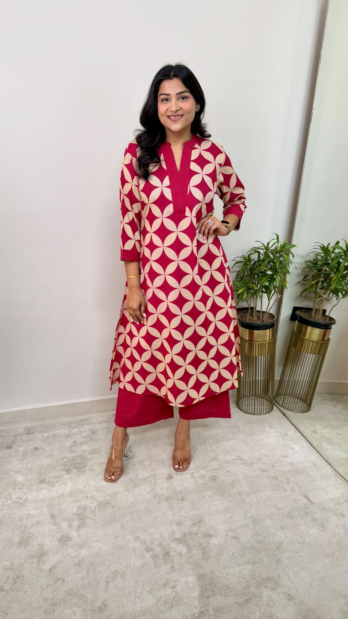 Mirage Pink Kurta Pants