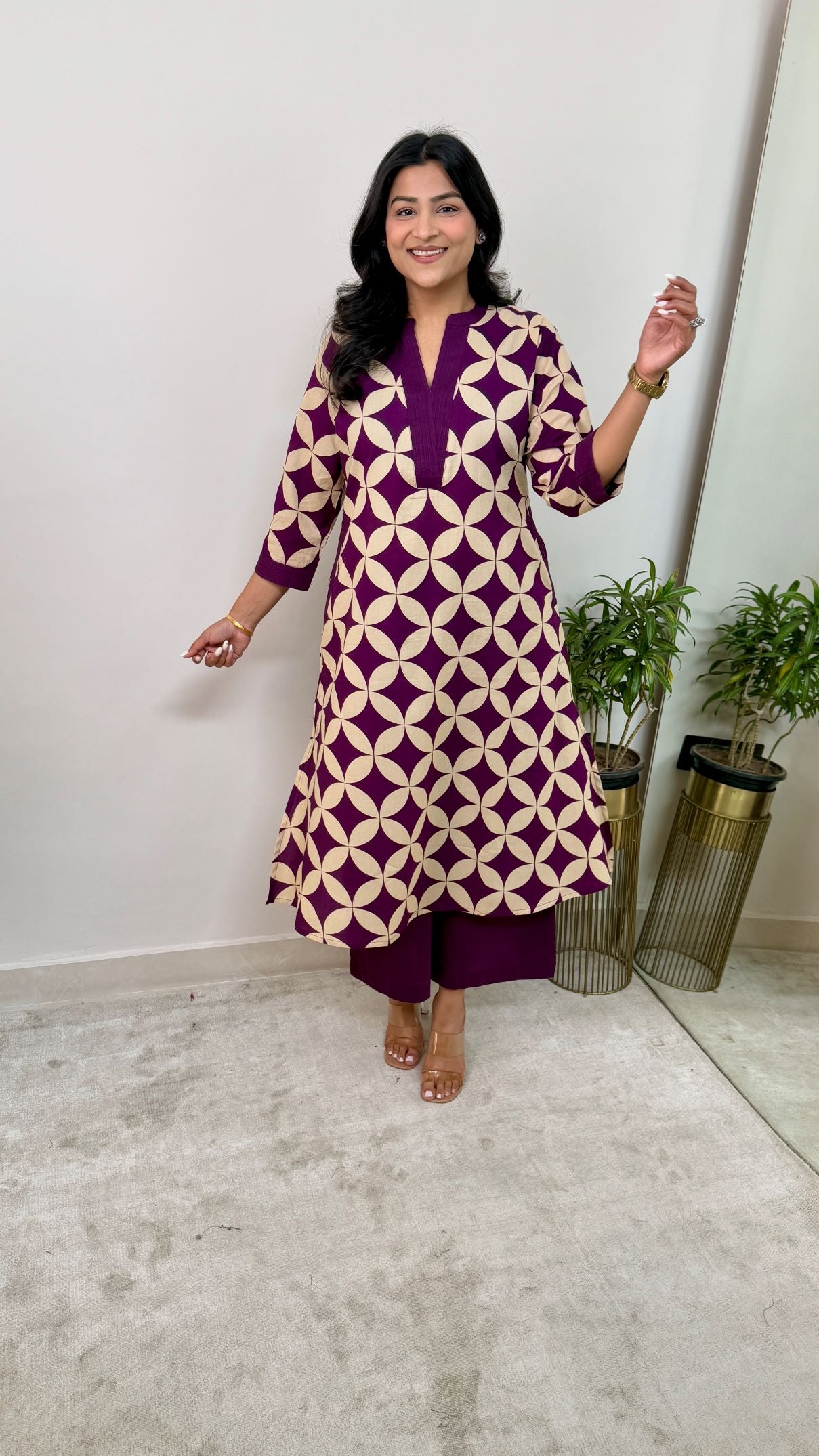 Mirage Purple Kurta Pants