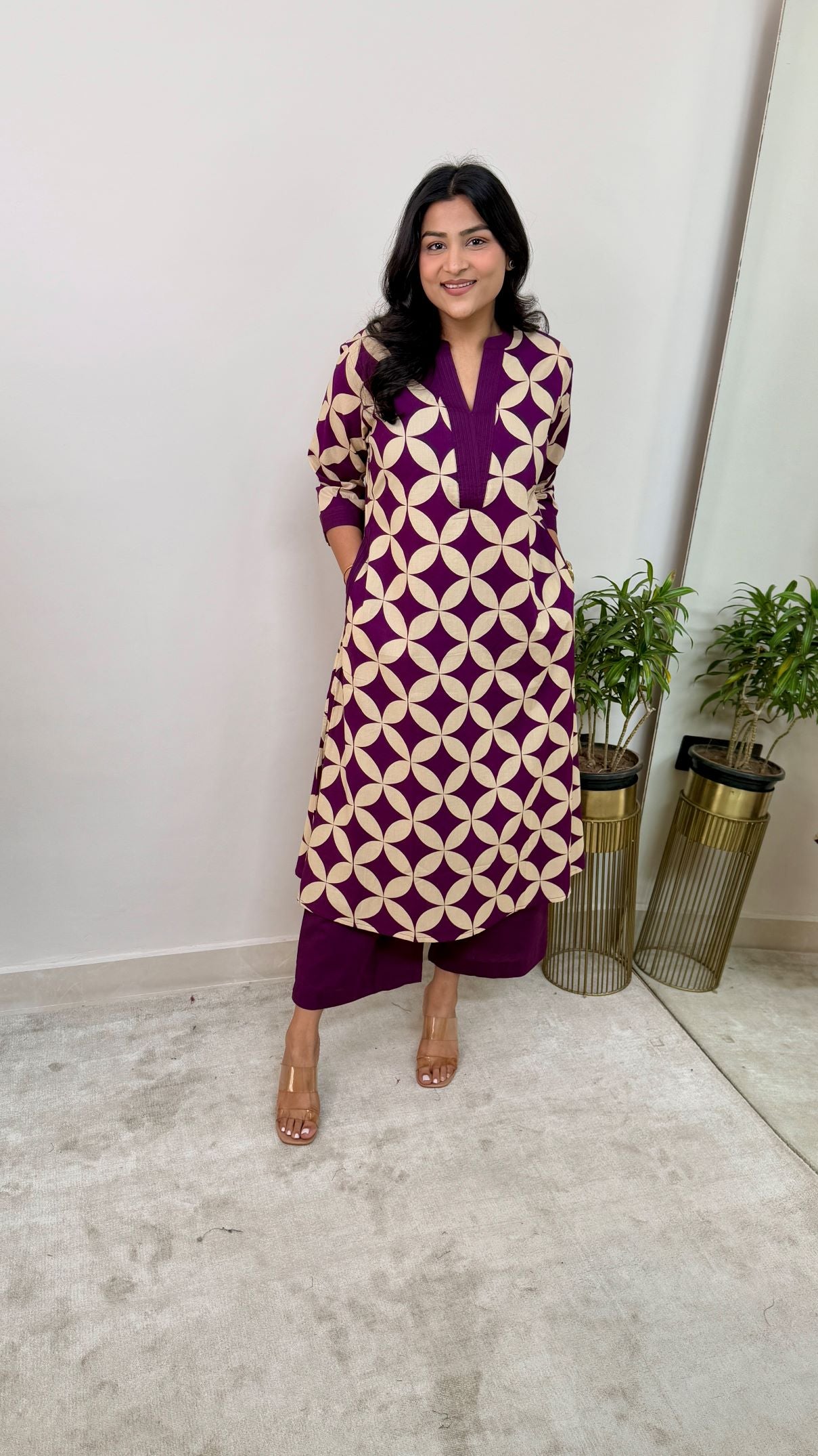 Mirage Purple Kurta Pants
