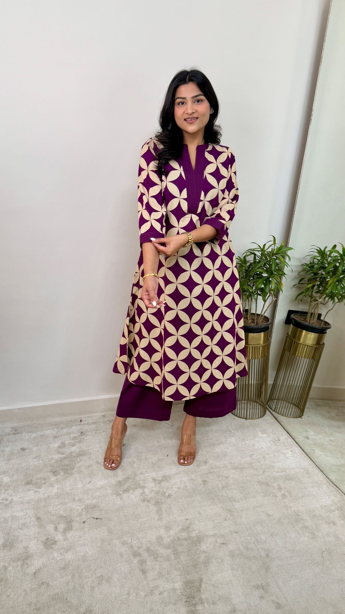 Mirage Purple Kurta Pants