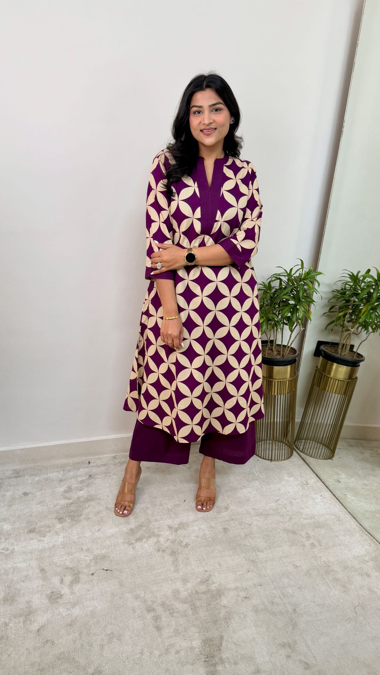 Mirage Purple Kurta Pants