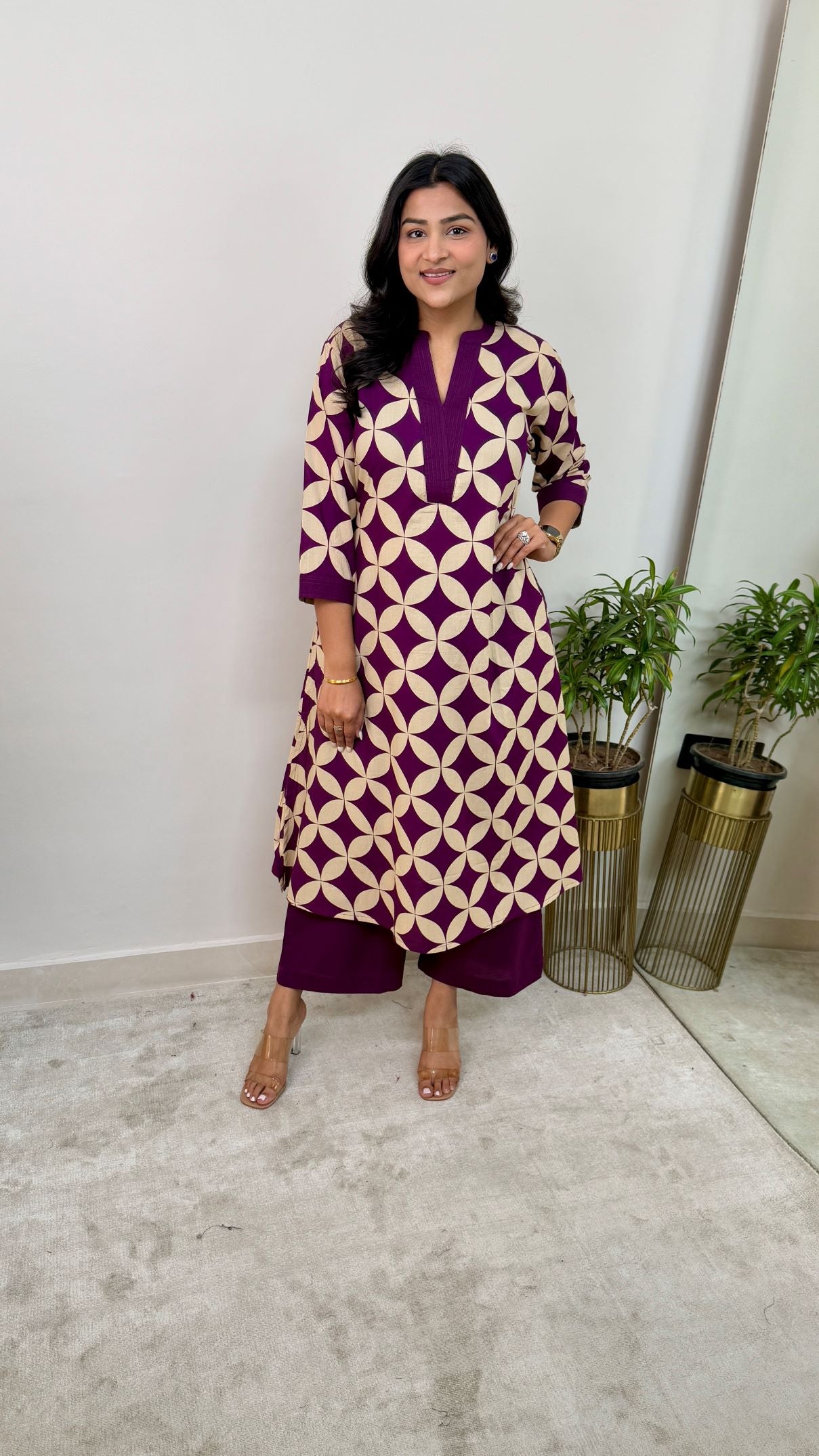 Mirage Purple Kurta Pants