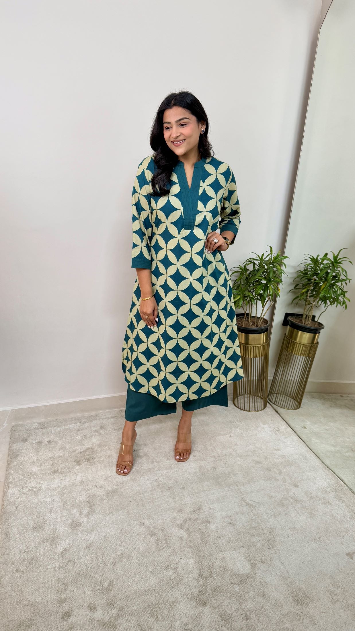 Mirage Turquoise Kurta Pants