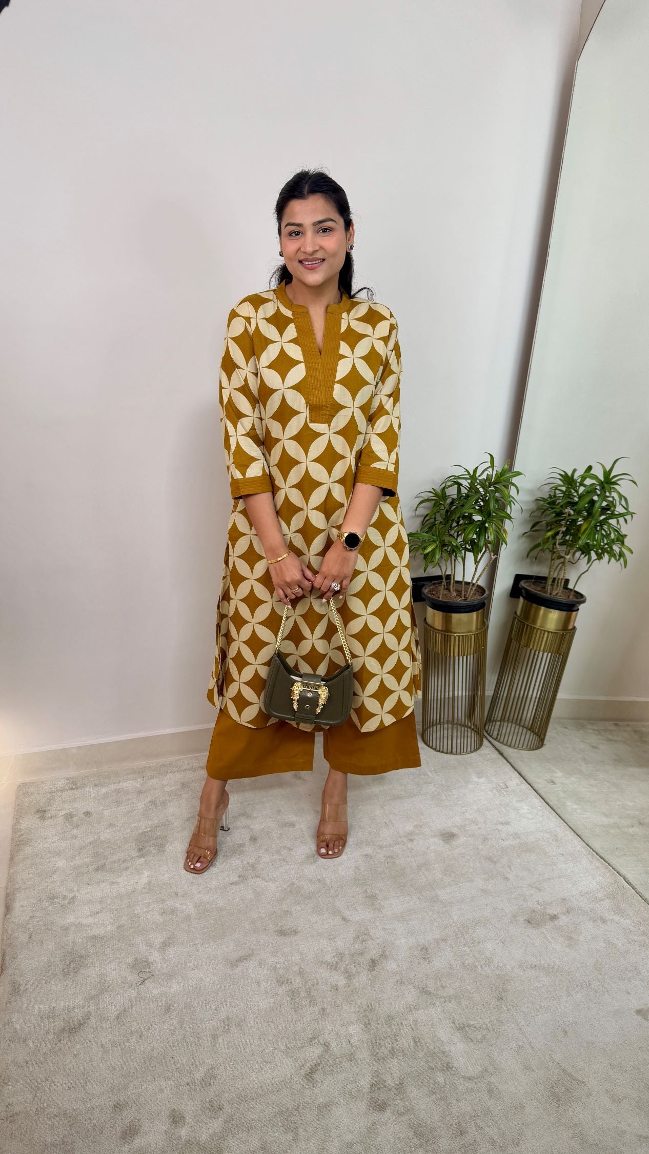 Mirage Yellow Kurta Pants