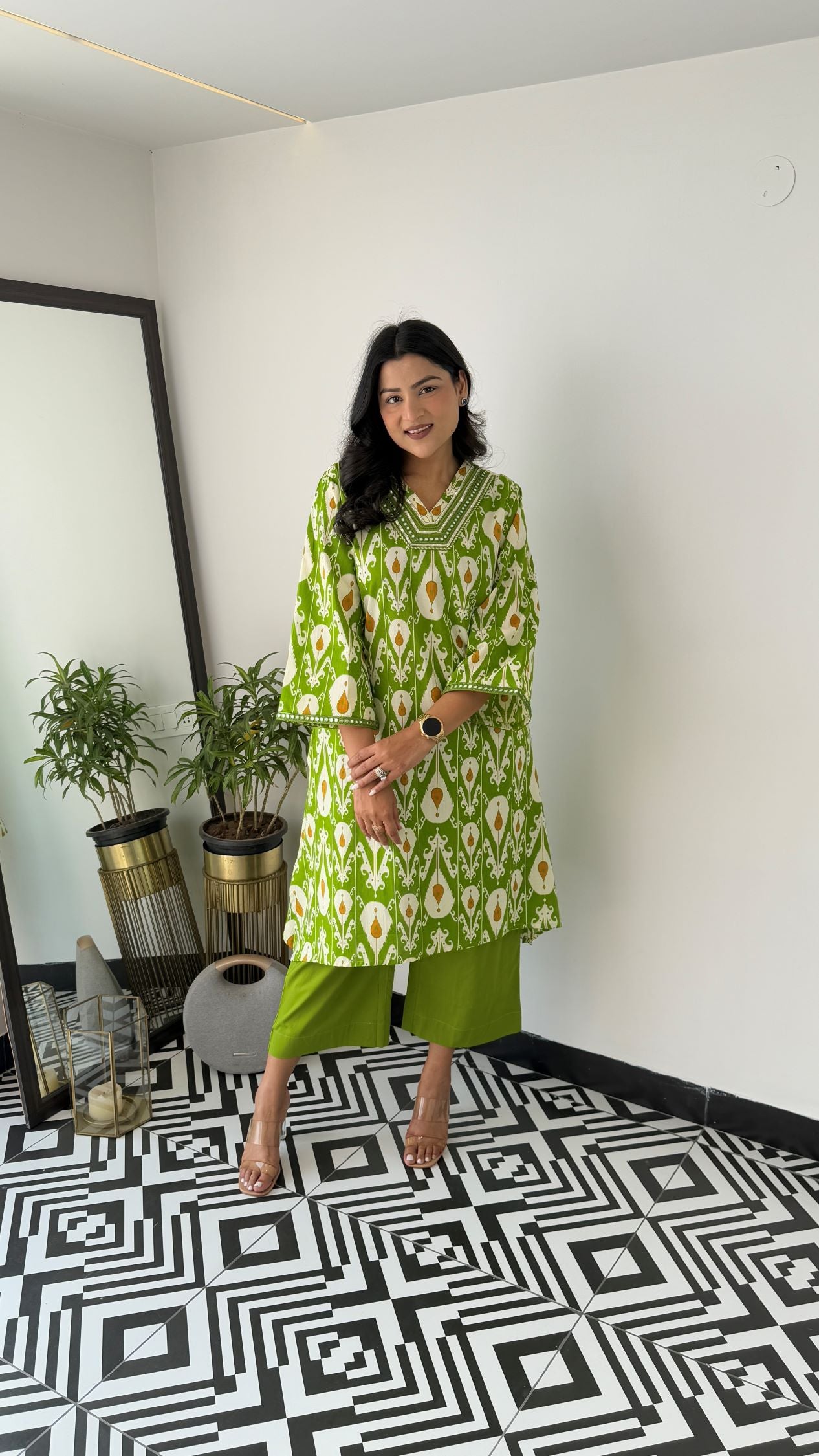 Regal Green Kurta Pants