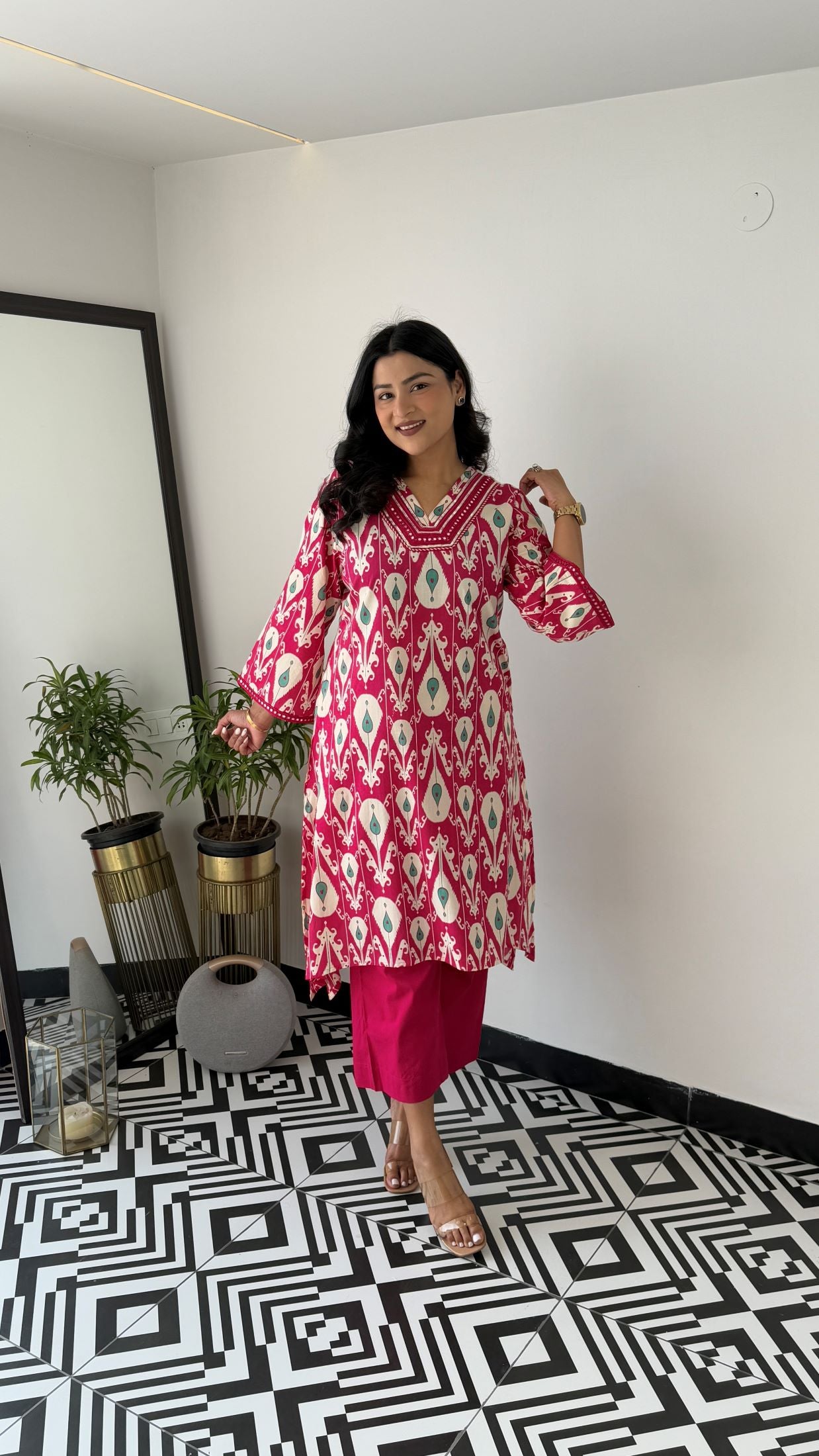 Regal Pink Kurta Pants