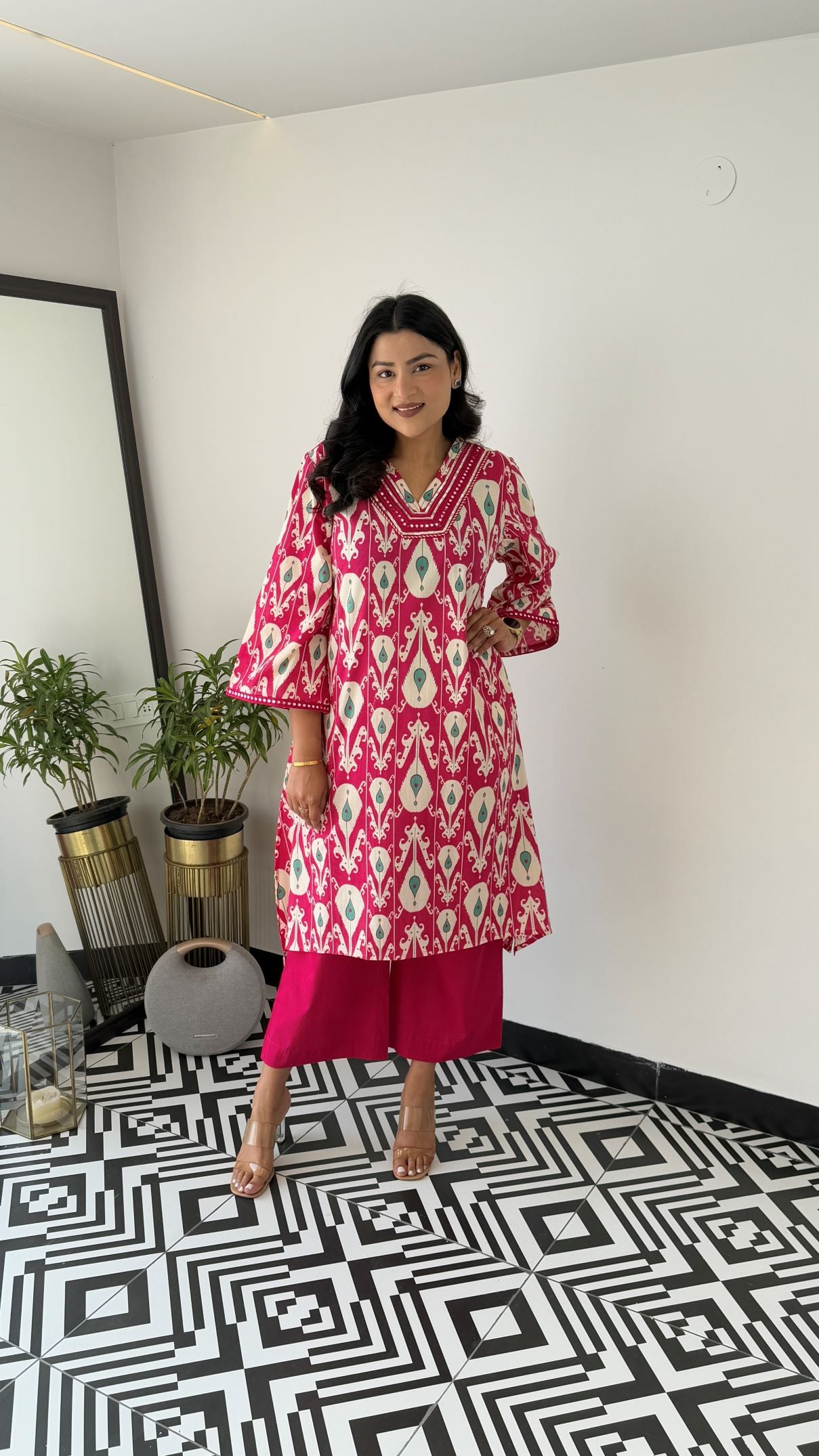 Regal Pink Kurta Pants