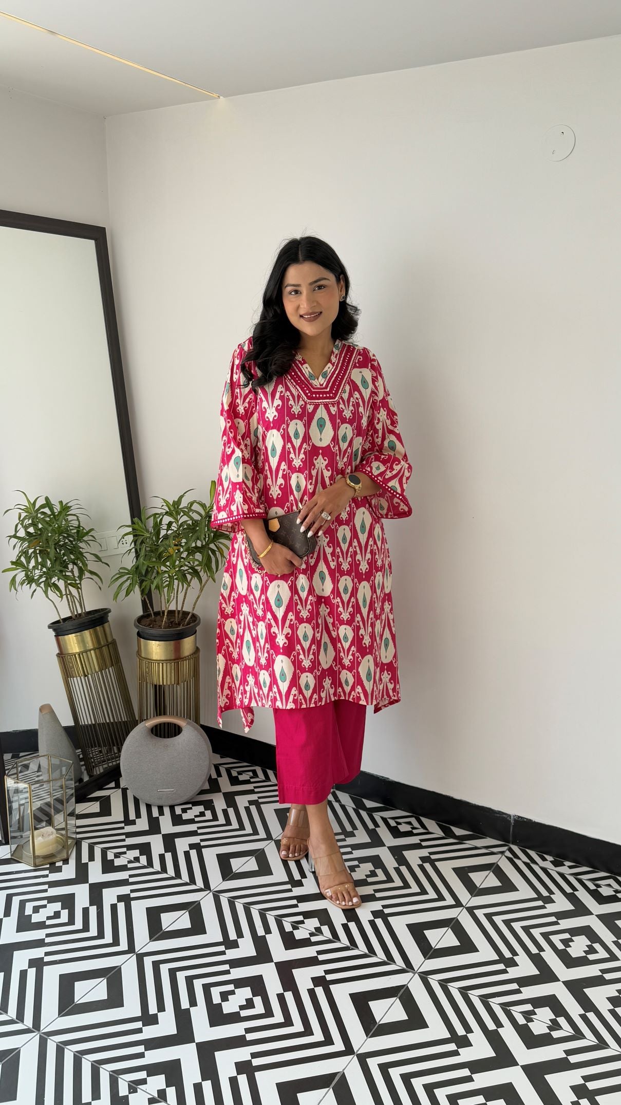 Regal Pink Kurta Pants