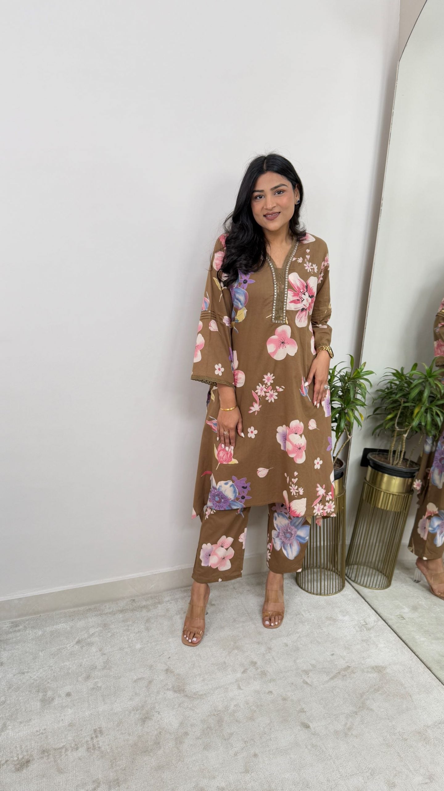 Sara Brown Kurta Pants