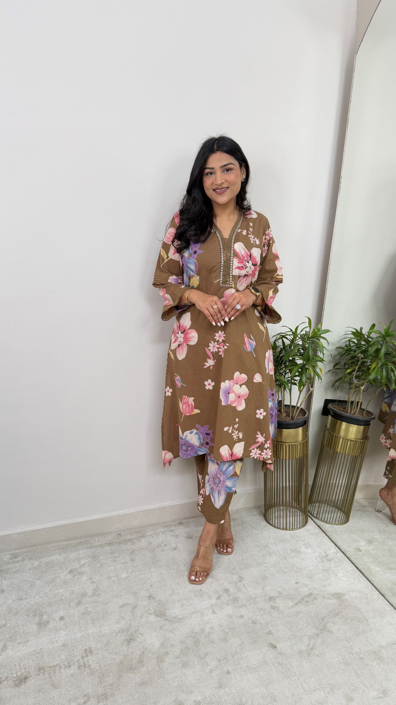 Sara Brown Kurta Pants