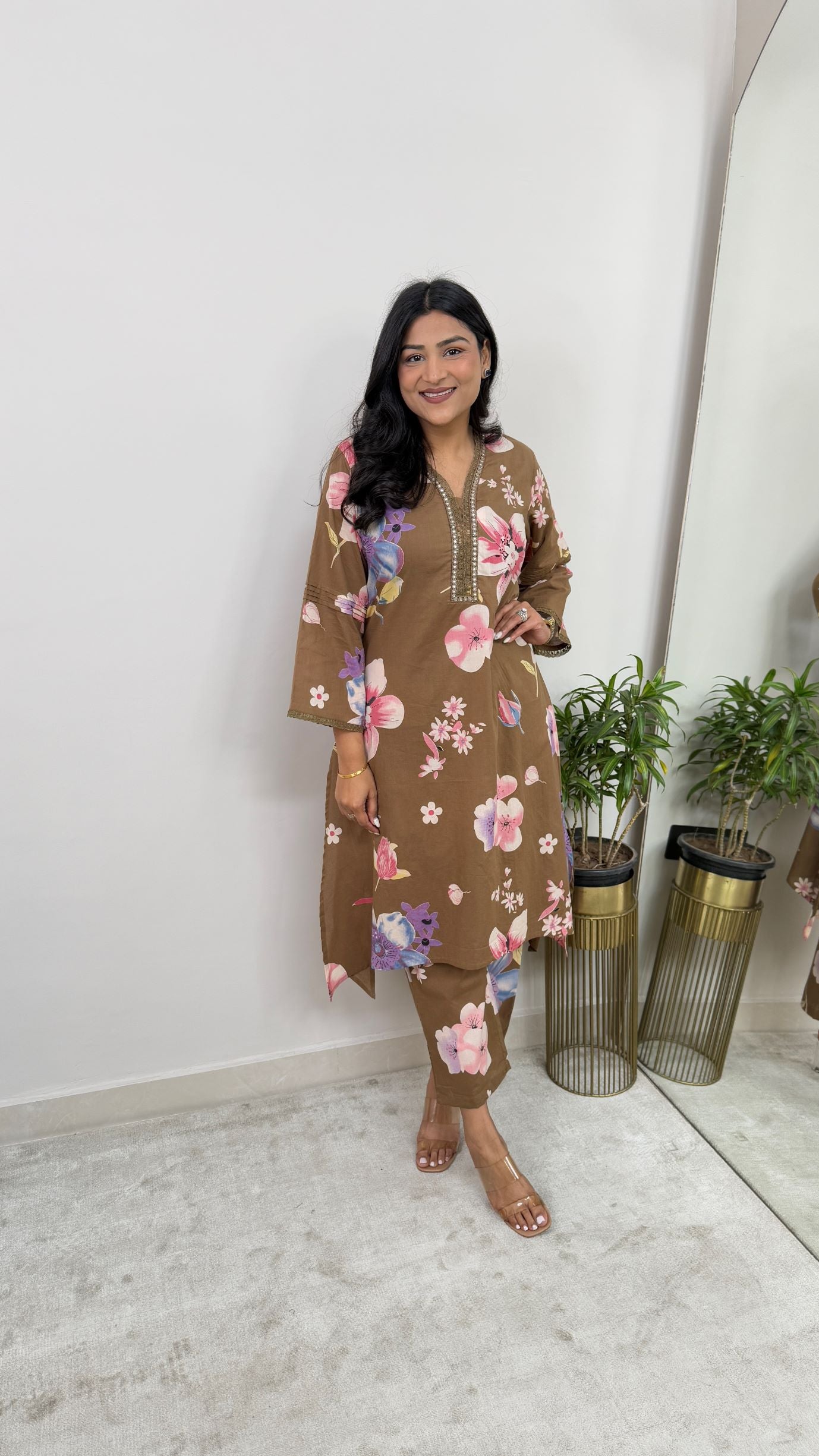 Sara Brown Kurta Pants