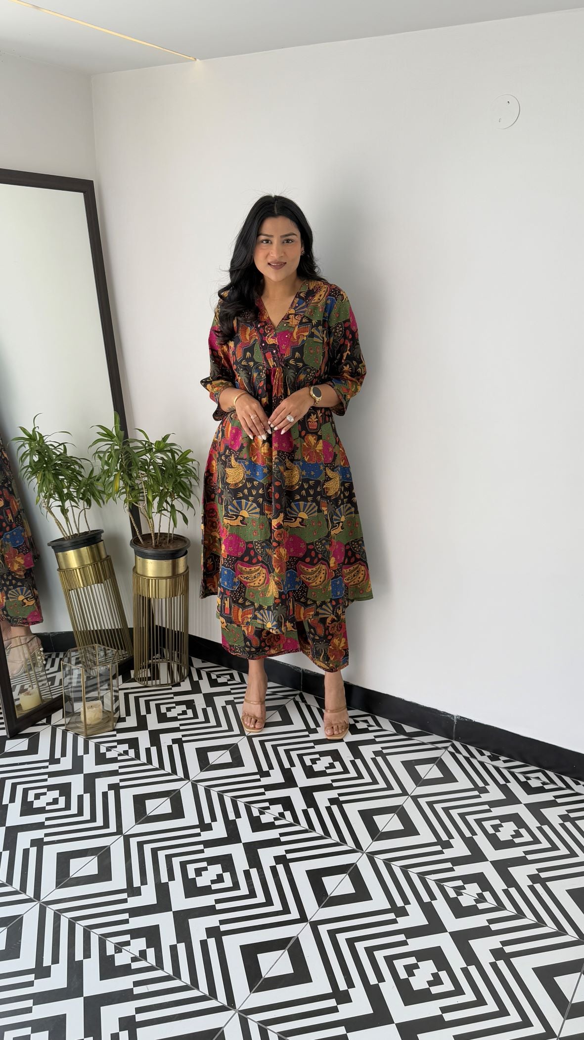 Staple Black Baku Kurta Pants