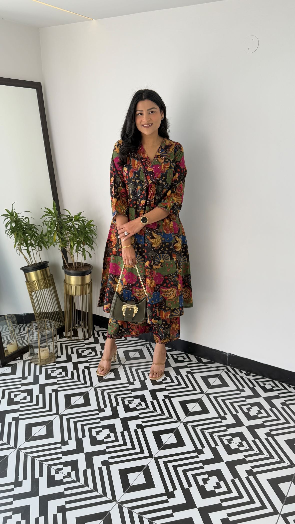 Staple Black Baku Kurta Pants