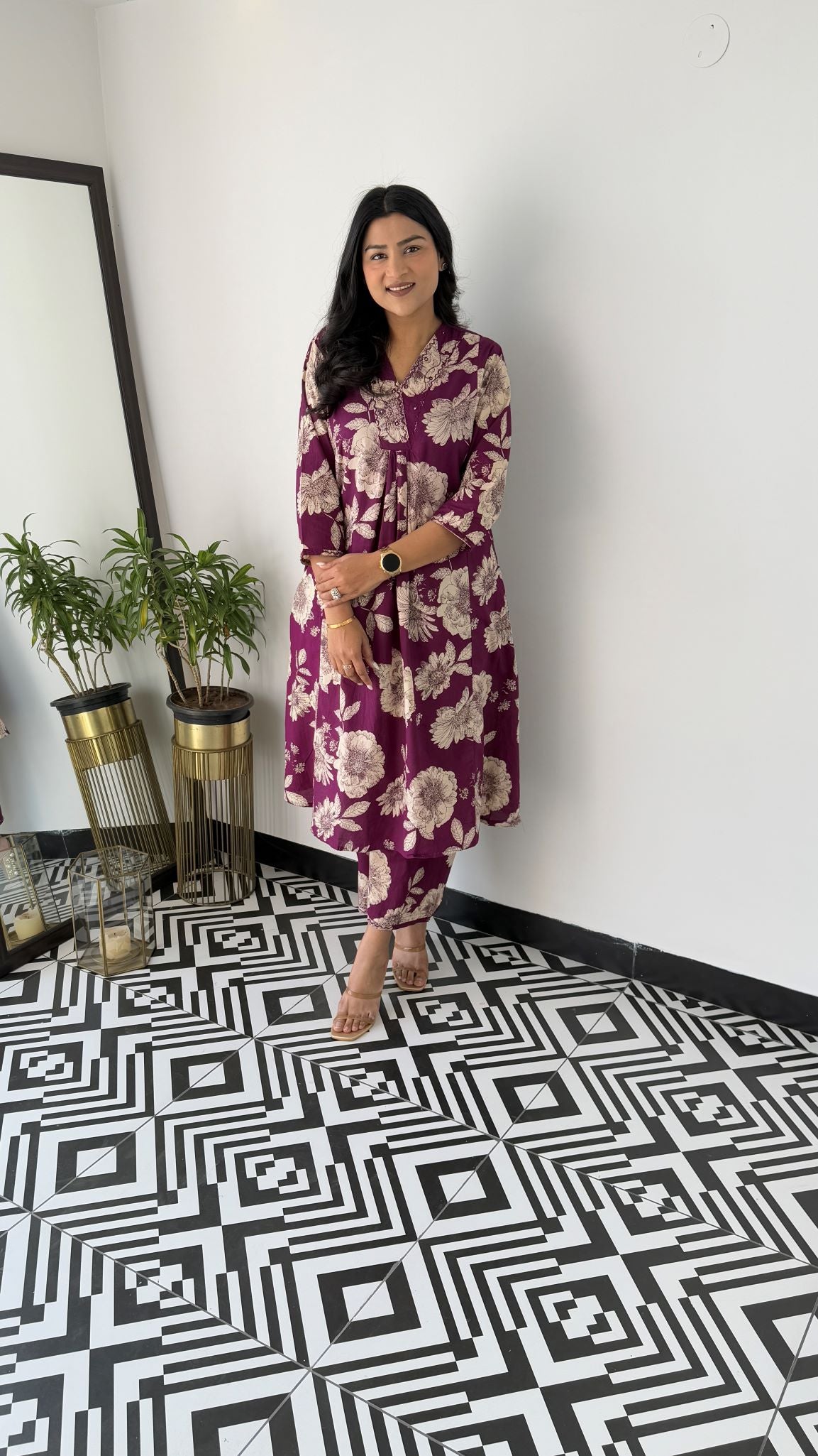 Staple Purple Bling Kurta Pants