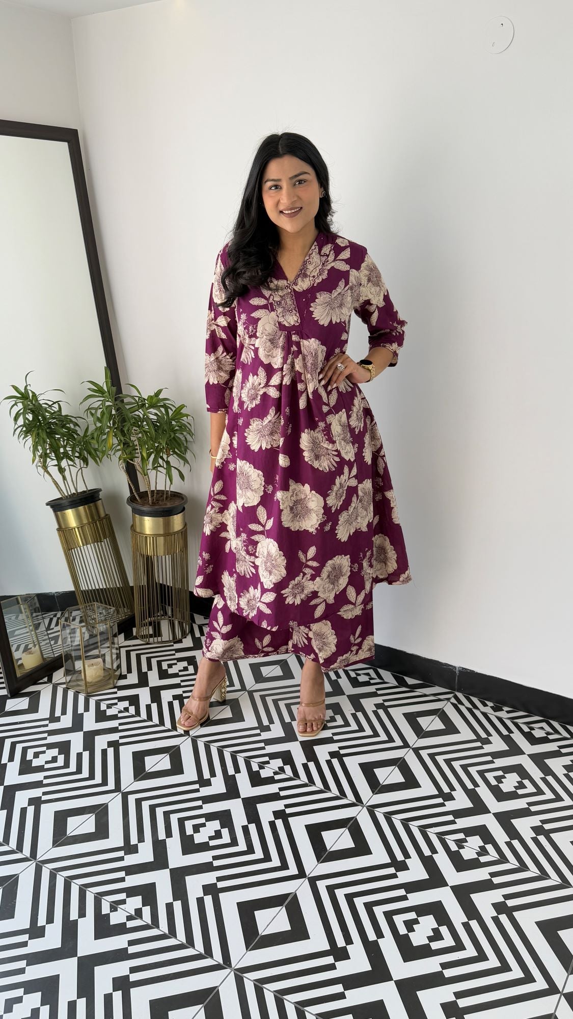 Staple Purple Bling Kurta Pants