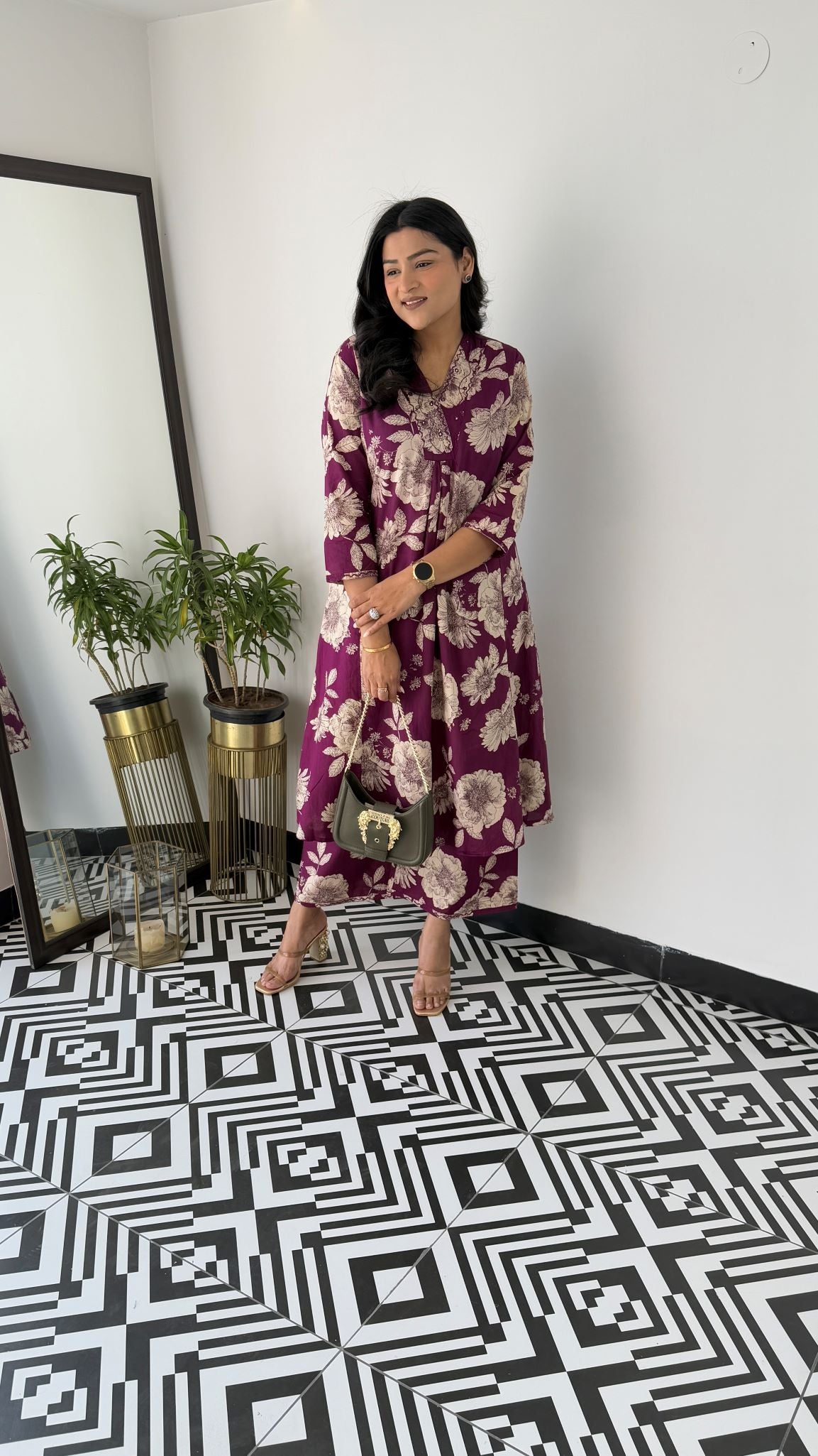 Staple Purple Bling Kurta Pants