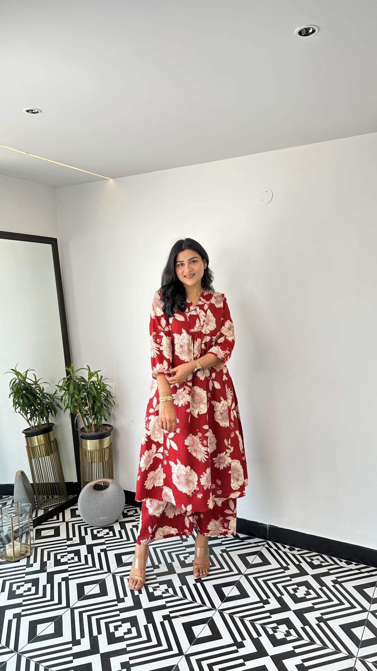 Staple Rust Bling Kurta Pants