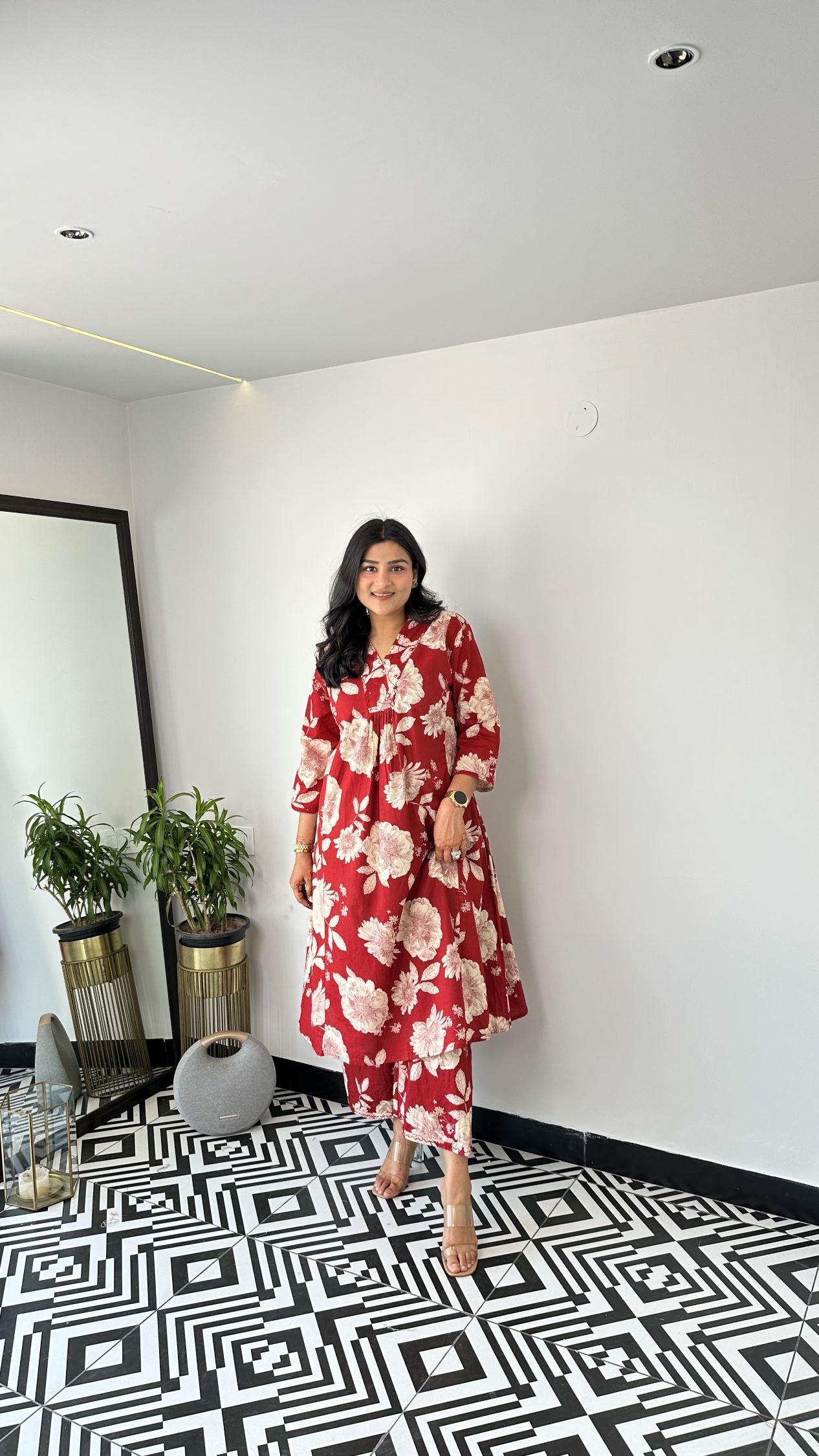 Staple Rust Bling Kurta Pants