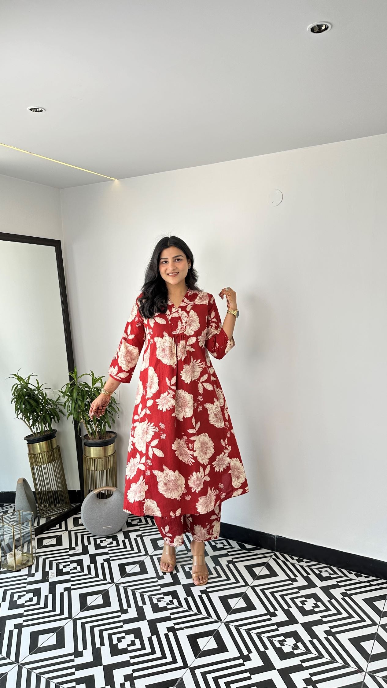 Staple Rust Bling Kurta Pants