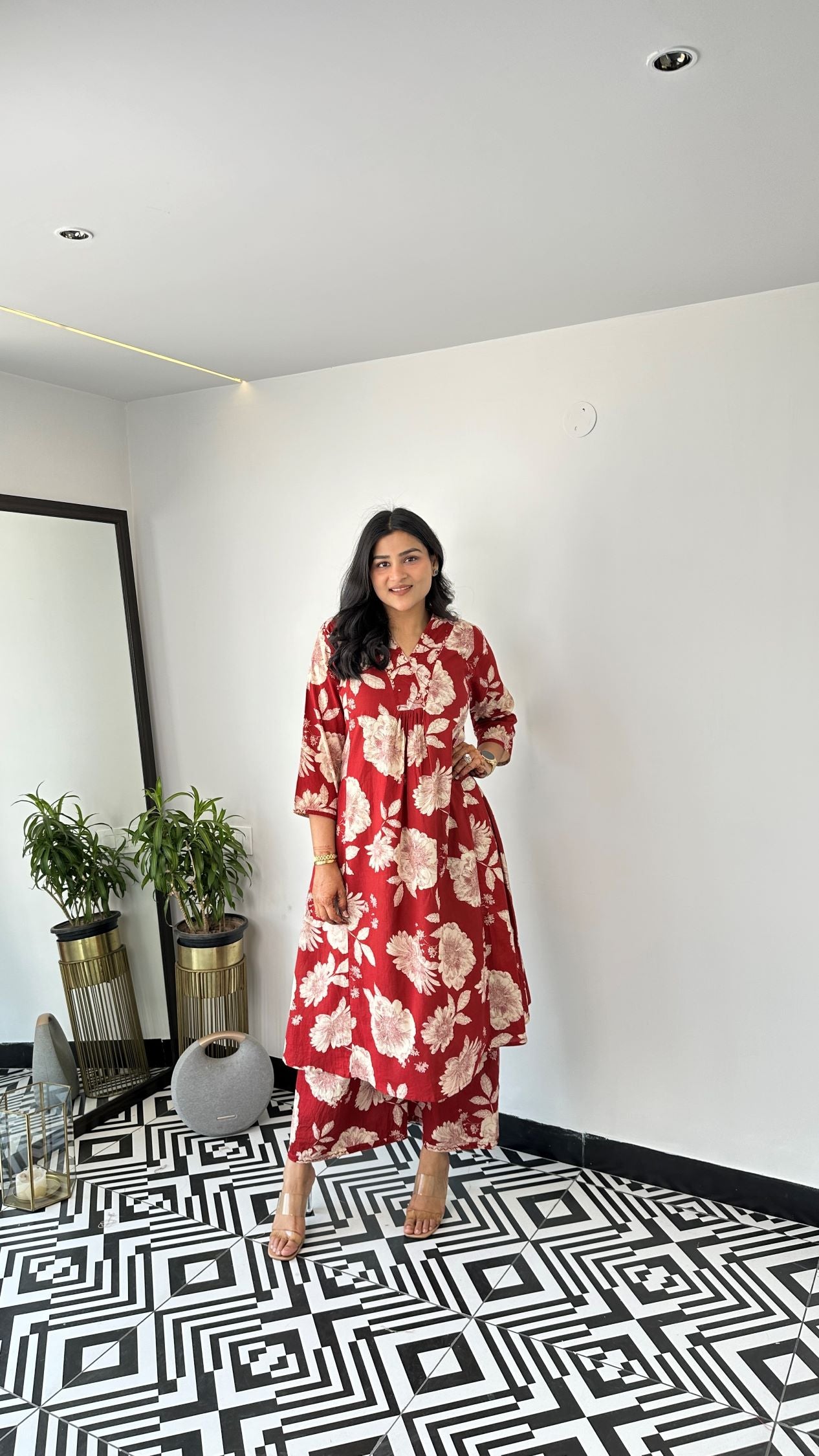 Staple Rust Bling Kurta Pants