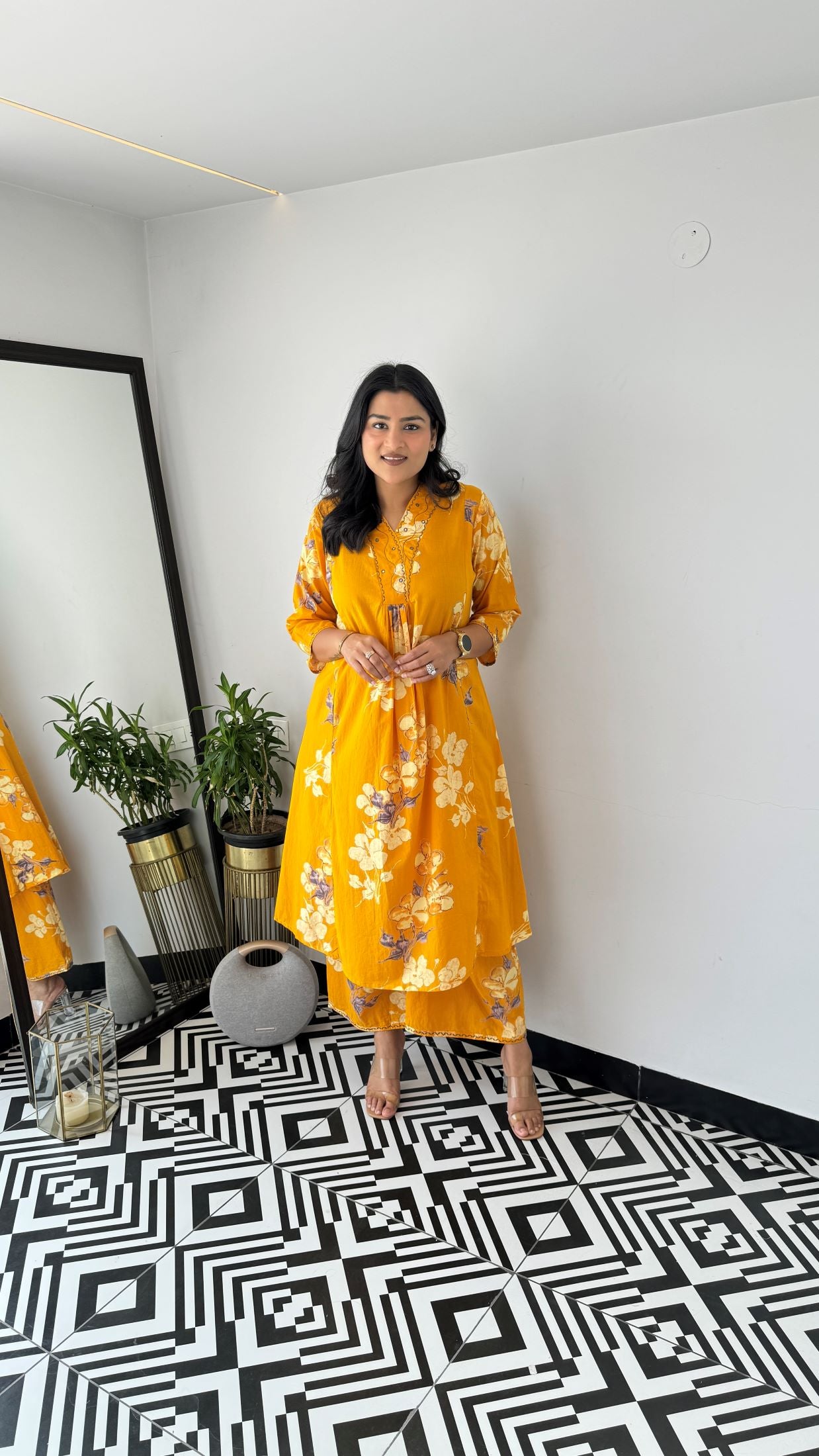 Staple Yellow Spring Kurta Pants