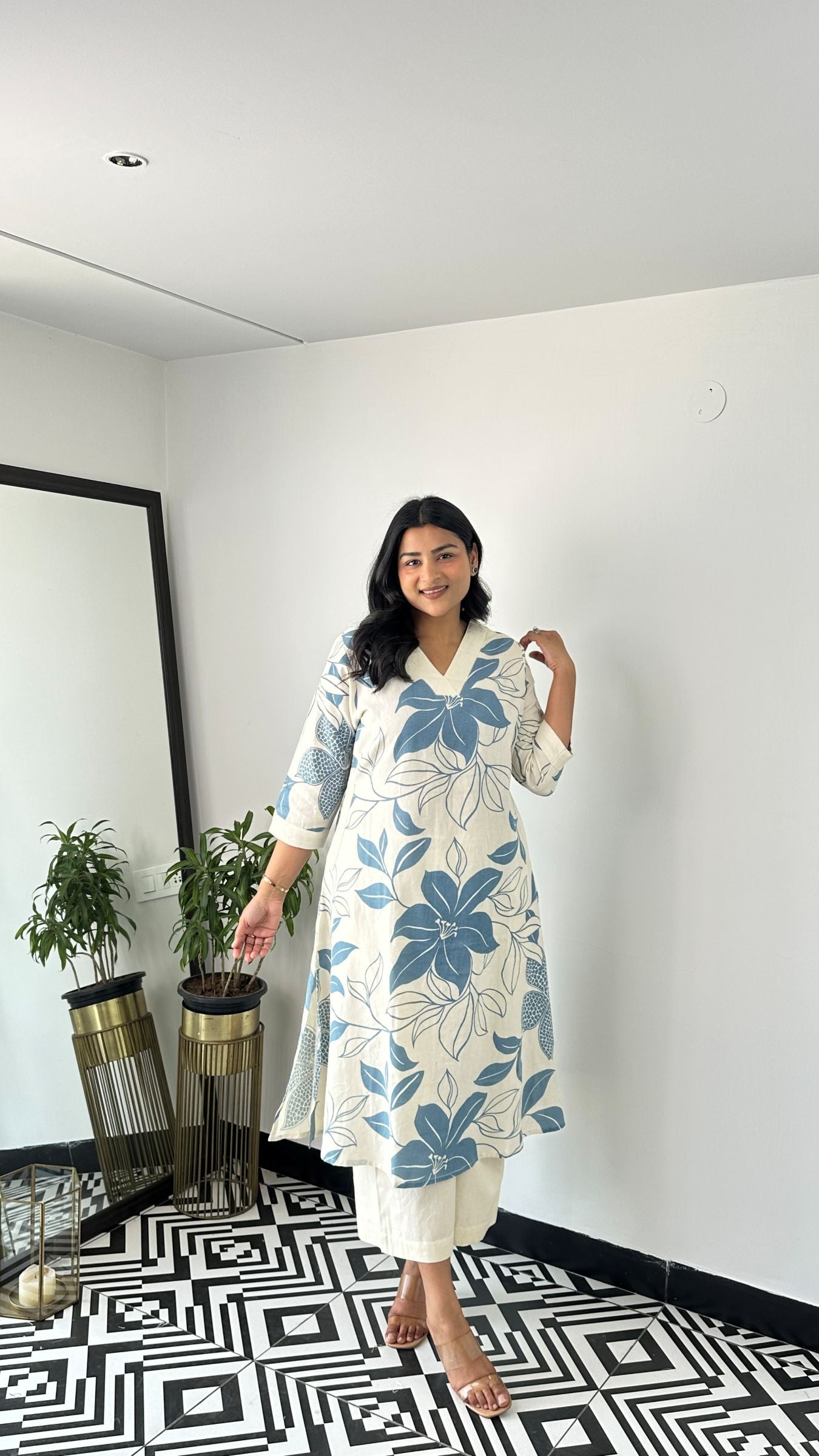 Stera Blue Kurta Pants