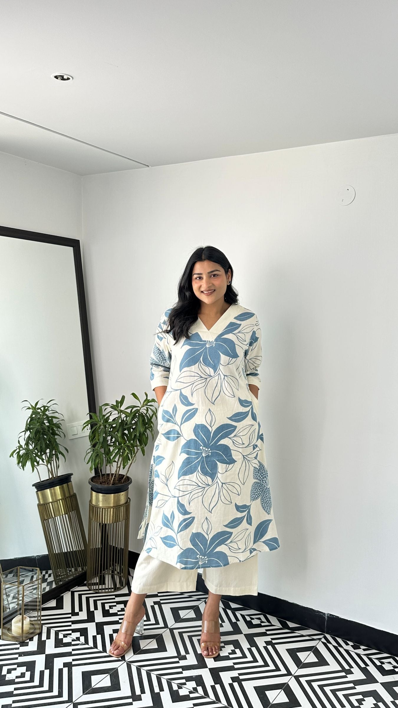 Stera Blue Kurta Pants