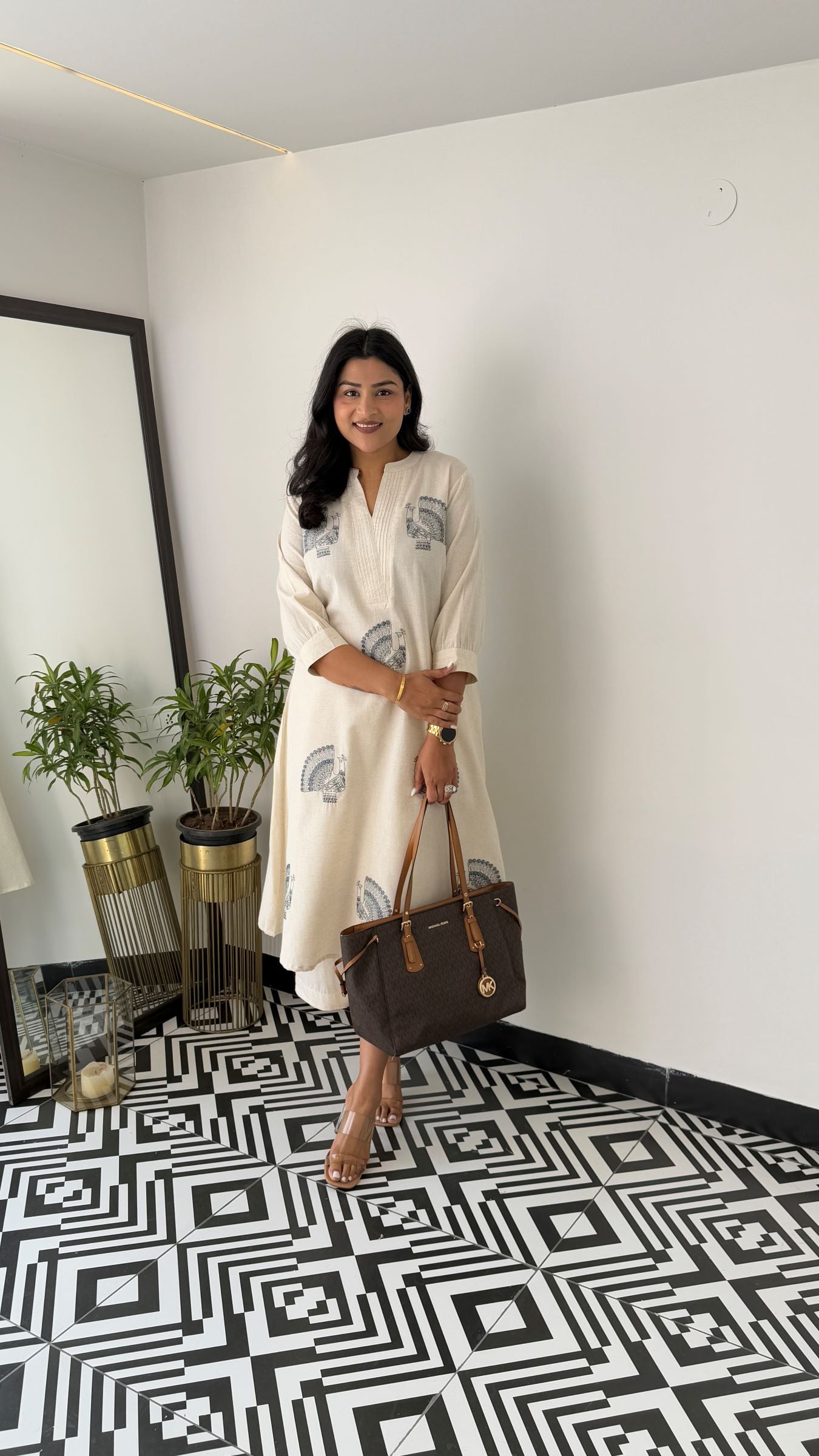 Swan Teal Kurta Pants