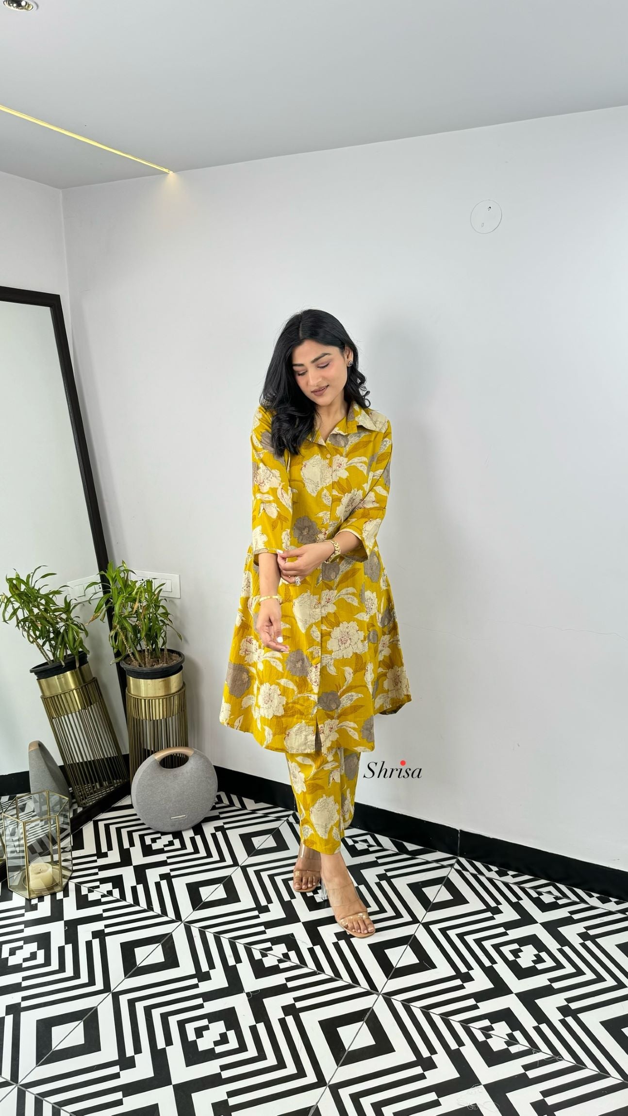 Yellow Marigold Cotton Cord Set