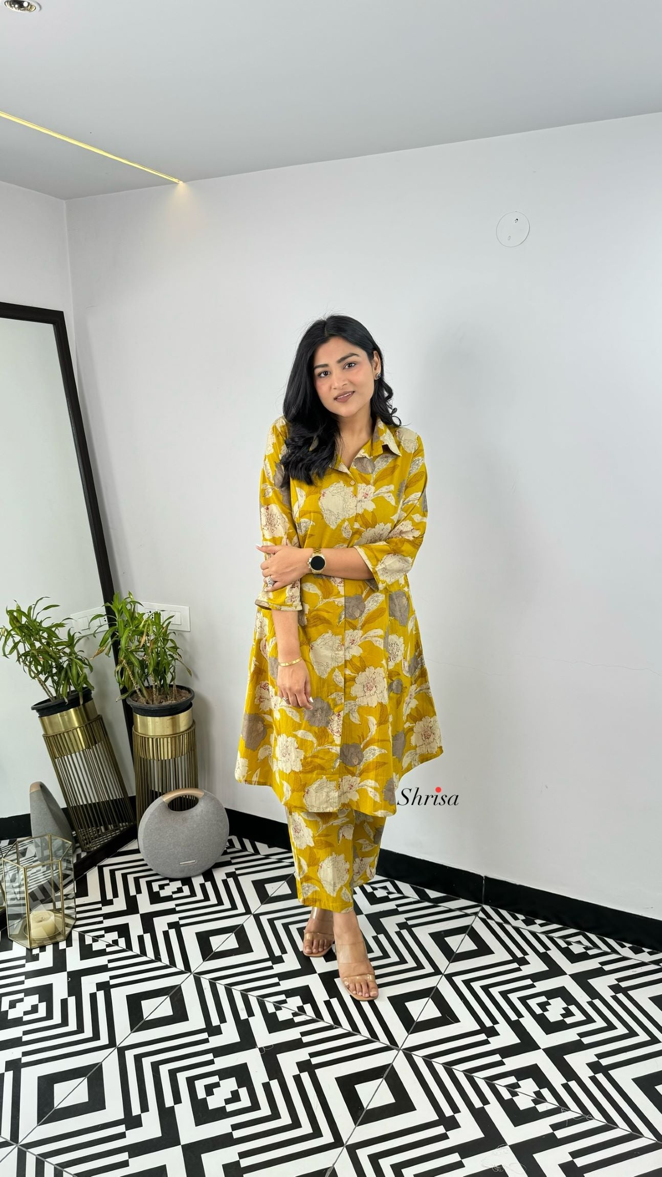 Yellow Marigold Cotton Cord Set