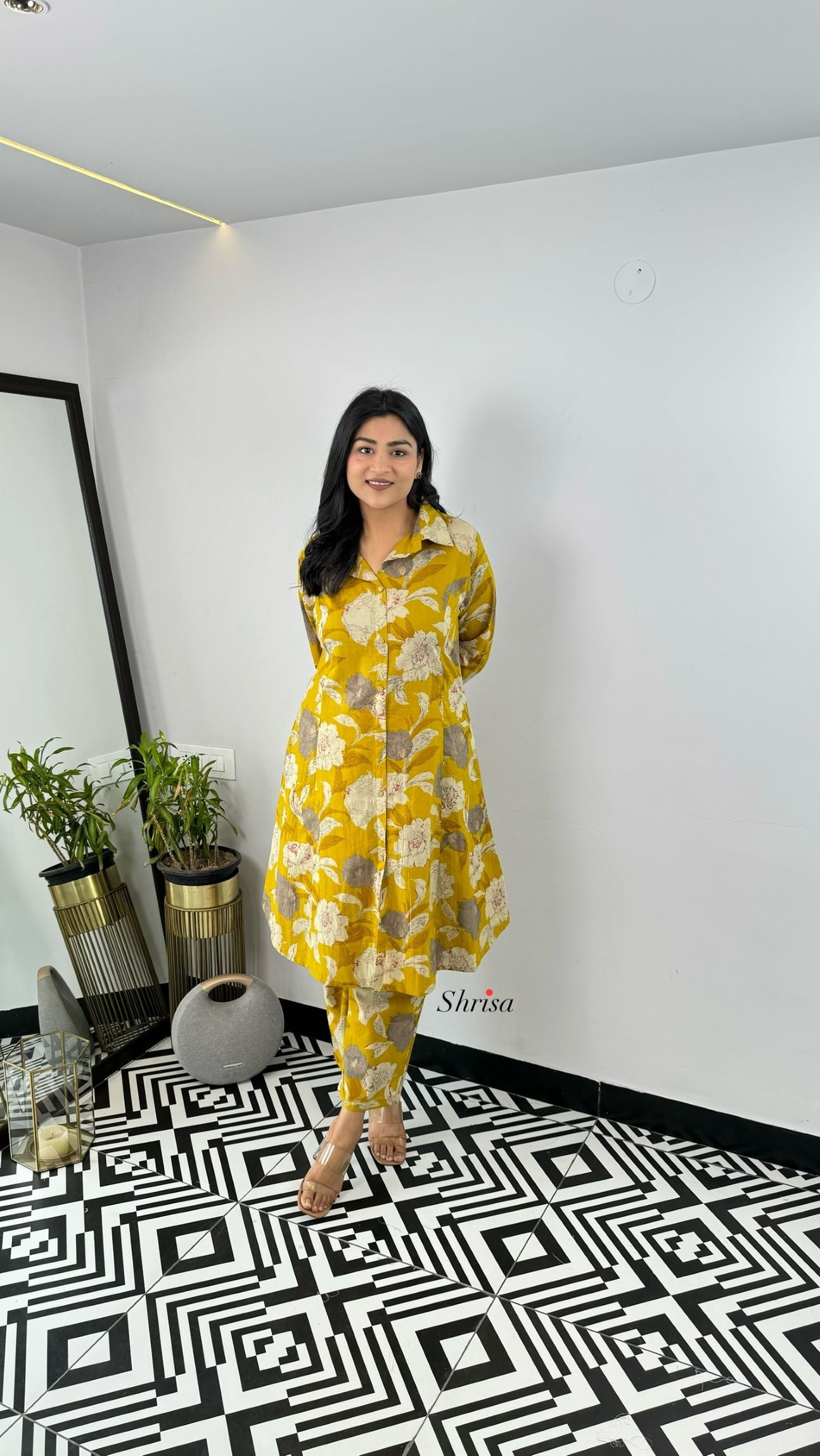 Yellow Marigold Cotton Cord Set